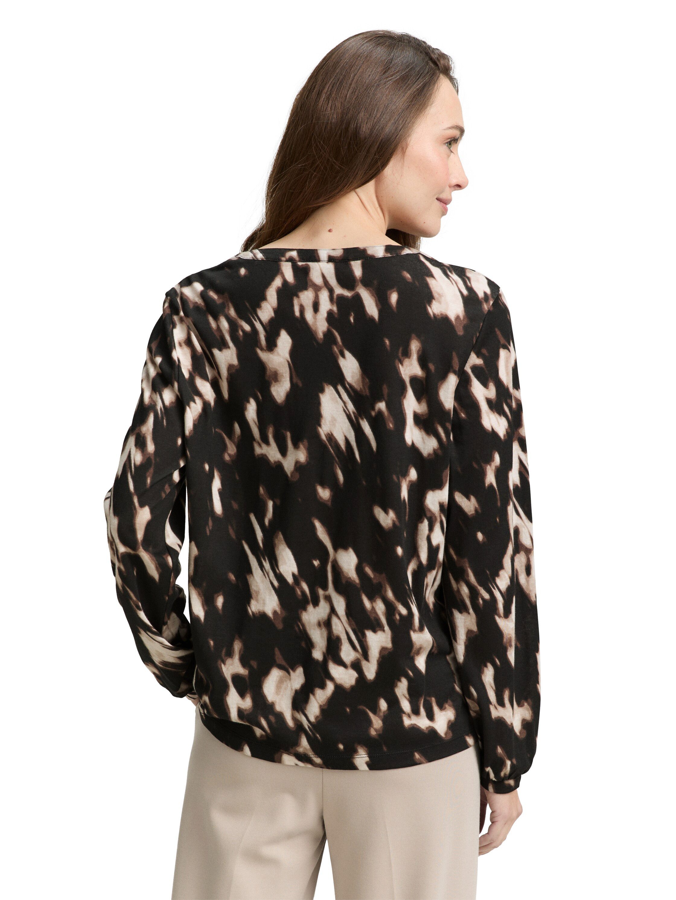 Tom Tailor Blouse met lange mouwen met grafisch patroon