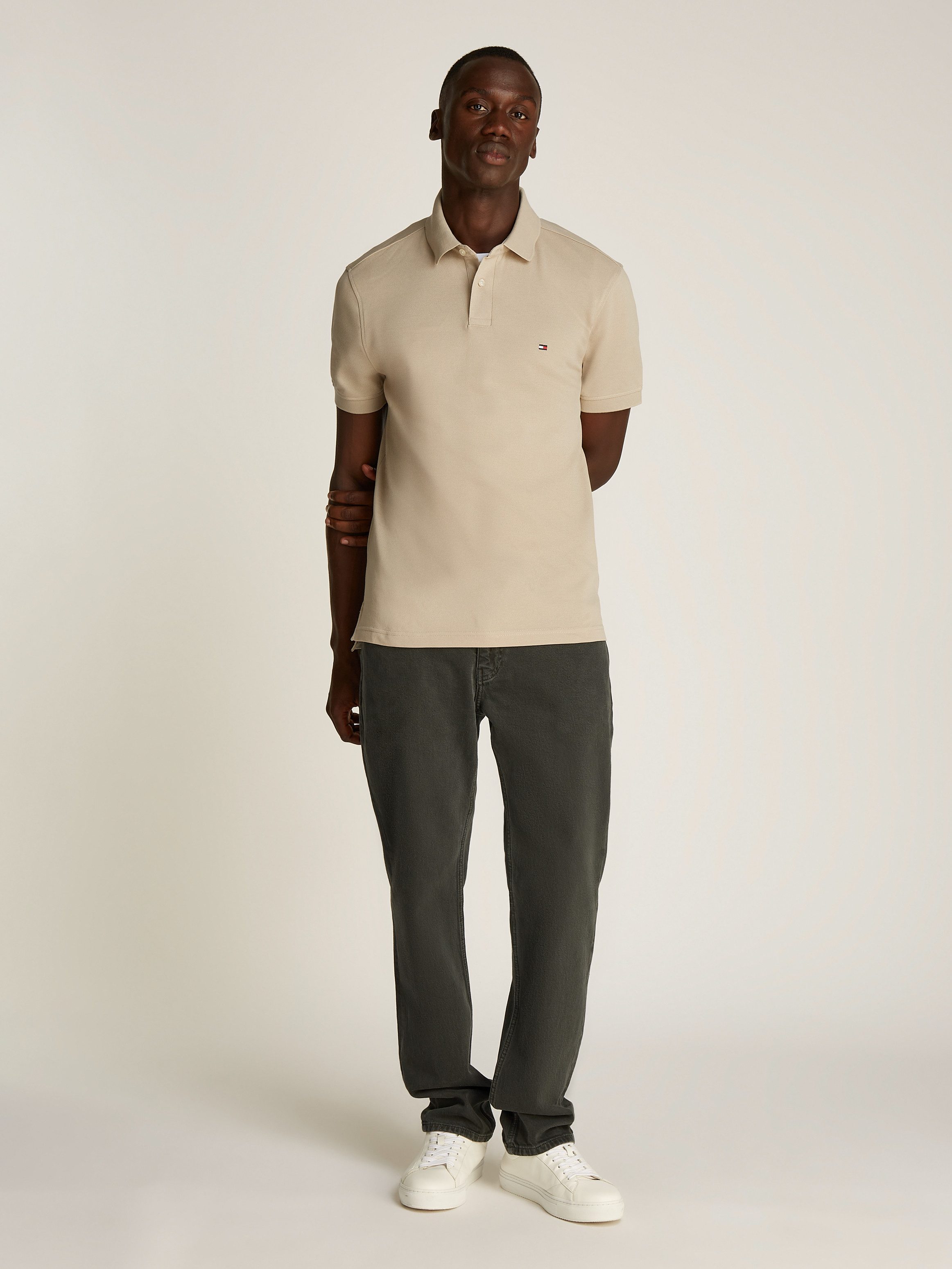 Tommy Hilfiger Poloshirt 1985 REGULAR POLO met contraststrepen in de kraag
