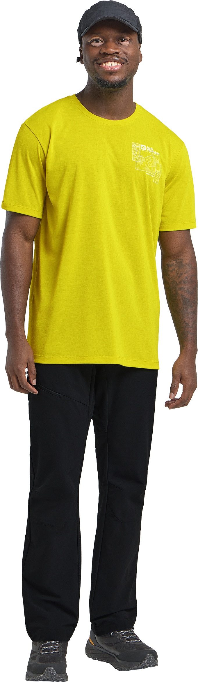 Jack Wolfskin T-shirt VONNAN GRAPHIC T M