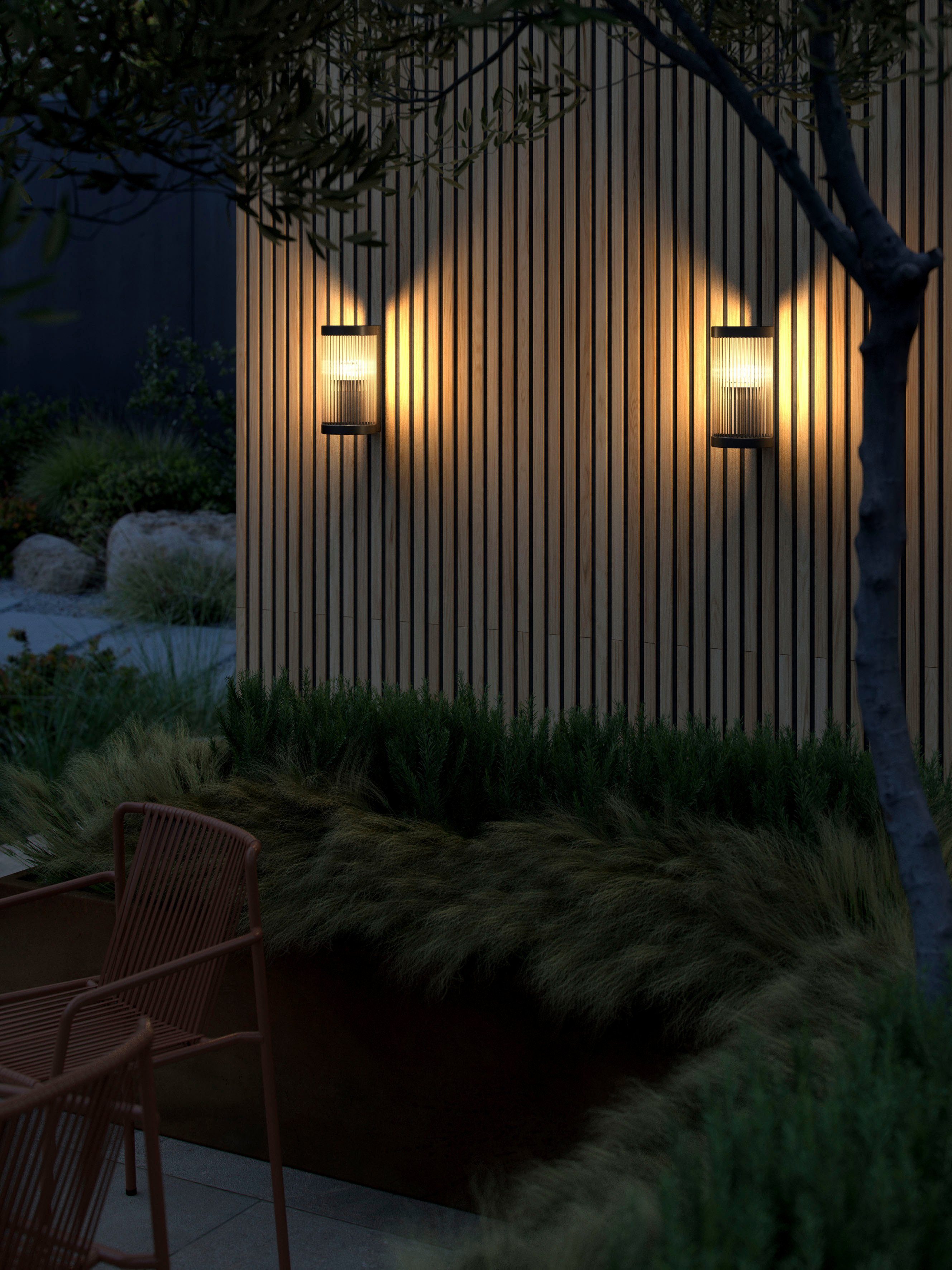 Nordlux Wandlamp voor buiten Coupar Robuust, gepoedercoat metaal, parallelschakeling mogelijk (1 stuk)