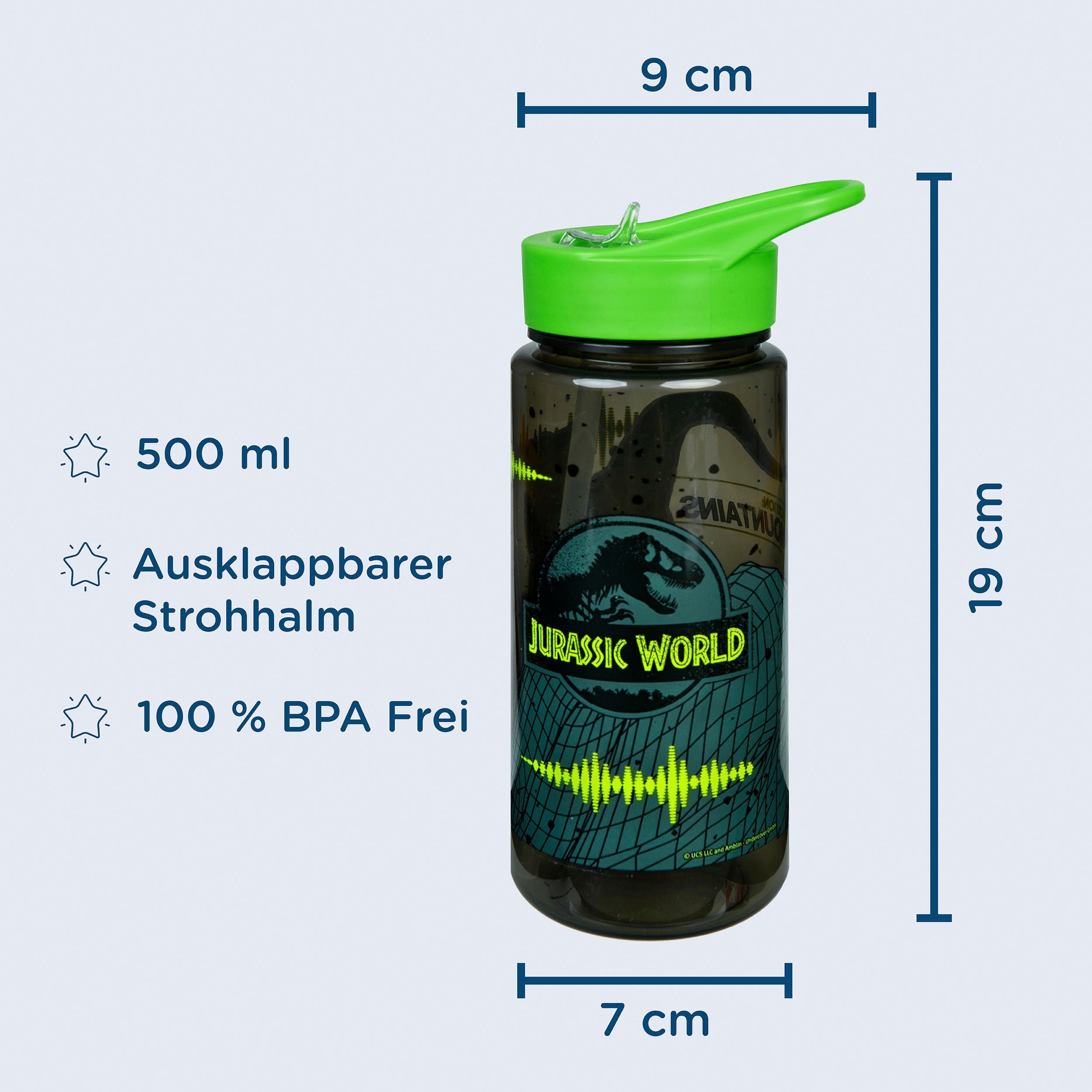 Scooli Lunchbox & drinkfles, Jurassic World (set, 2-delig)