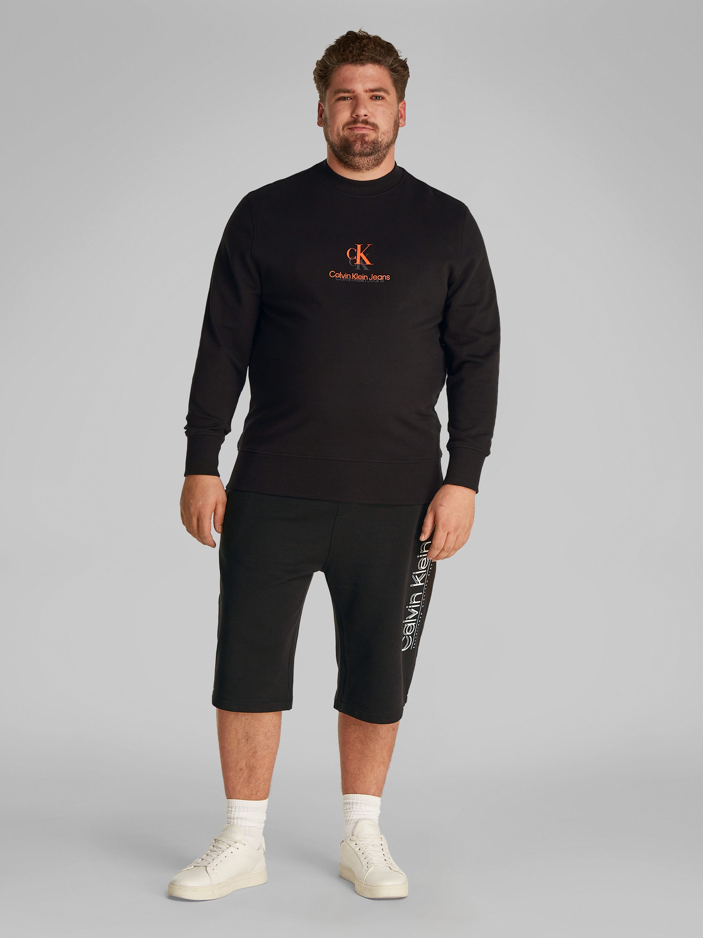 Calvin Klein Jeans Plus Sweatshirt PLUS SHADOW LOGO CREW NECK