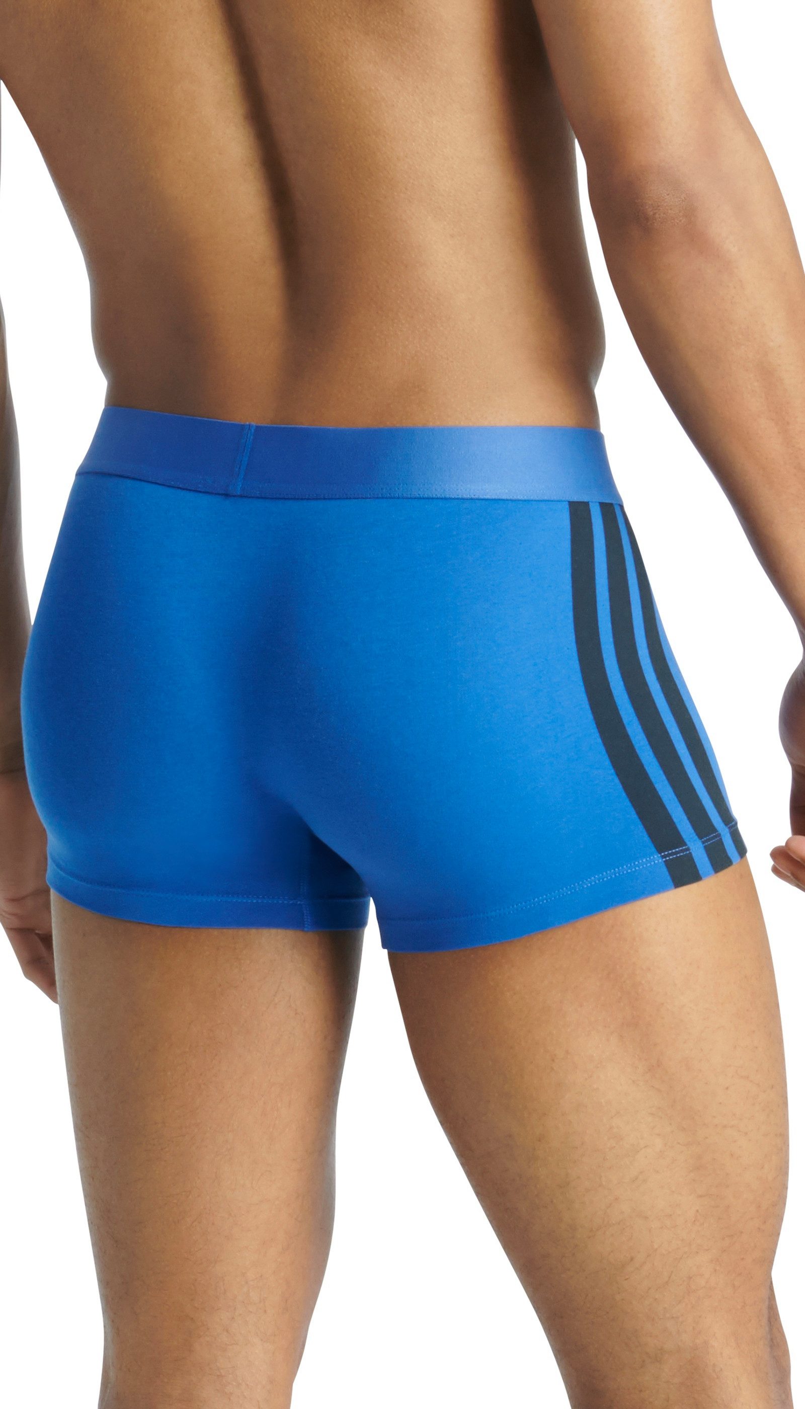 adidas Sportswear Trunk Active Flex Cotton 3 Strepen flexibele 4-way stretch, elastisch, logoband, zonder opening (Set van 2)