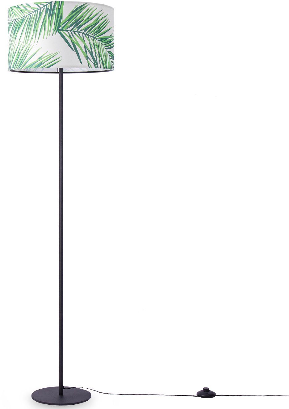 Paco Home Staande lamp Ostende 537 Leeslamp lampenkap decor slaapkamer kinderkamer palm