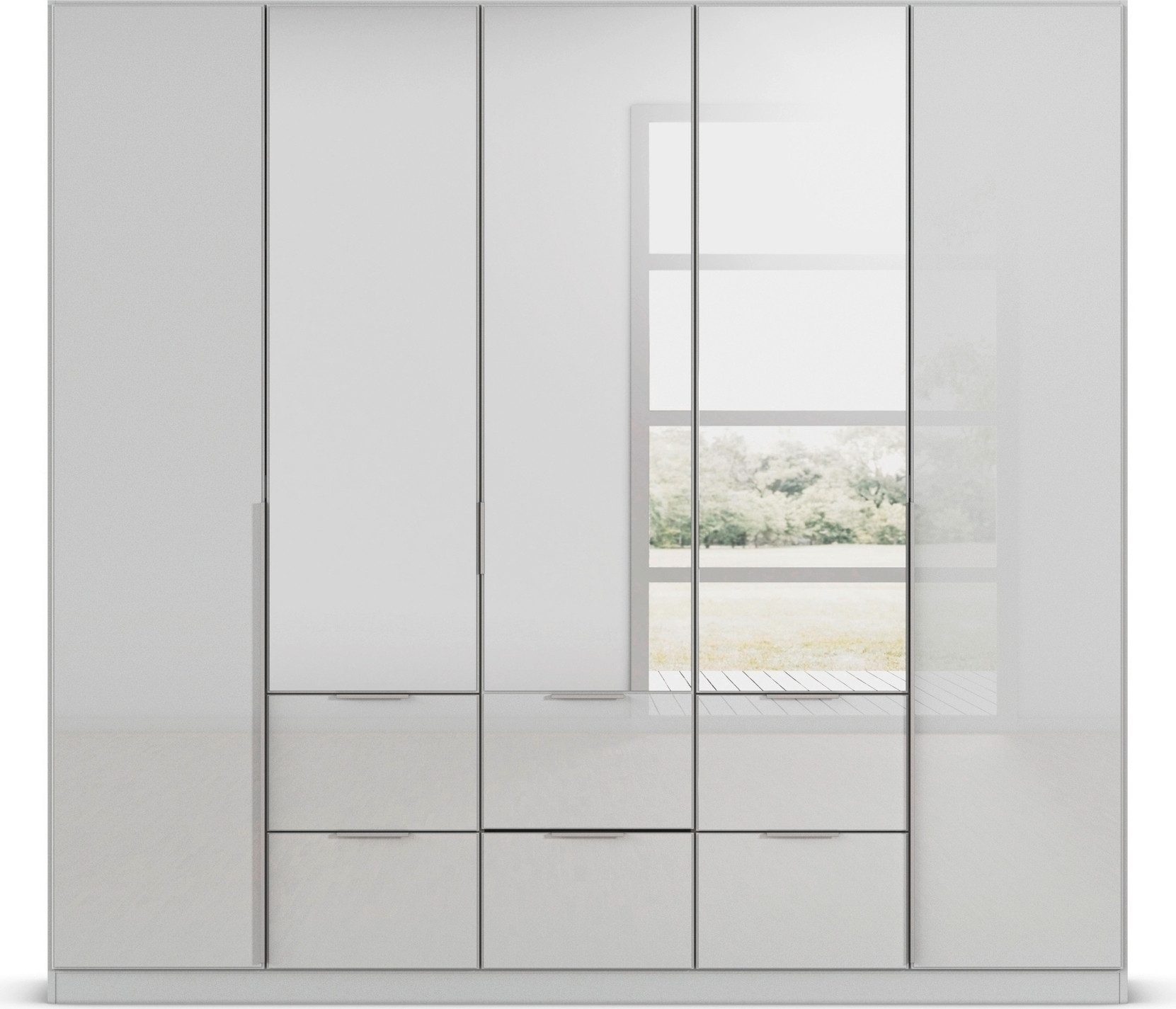 rauch Draaideurkast Kledingkasten kast garderobe AGORDO met glazen front