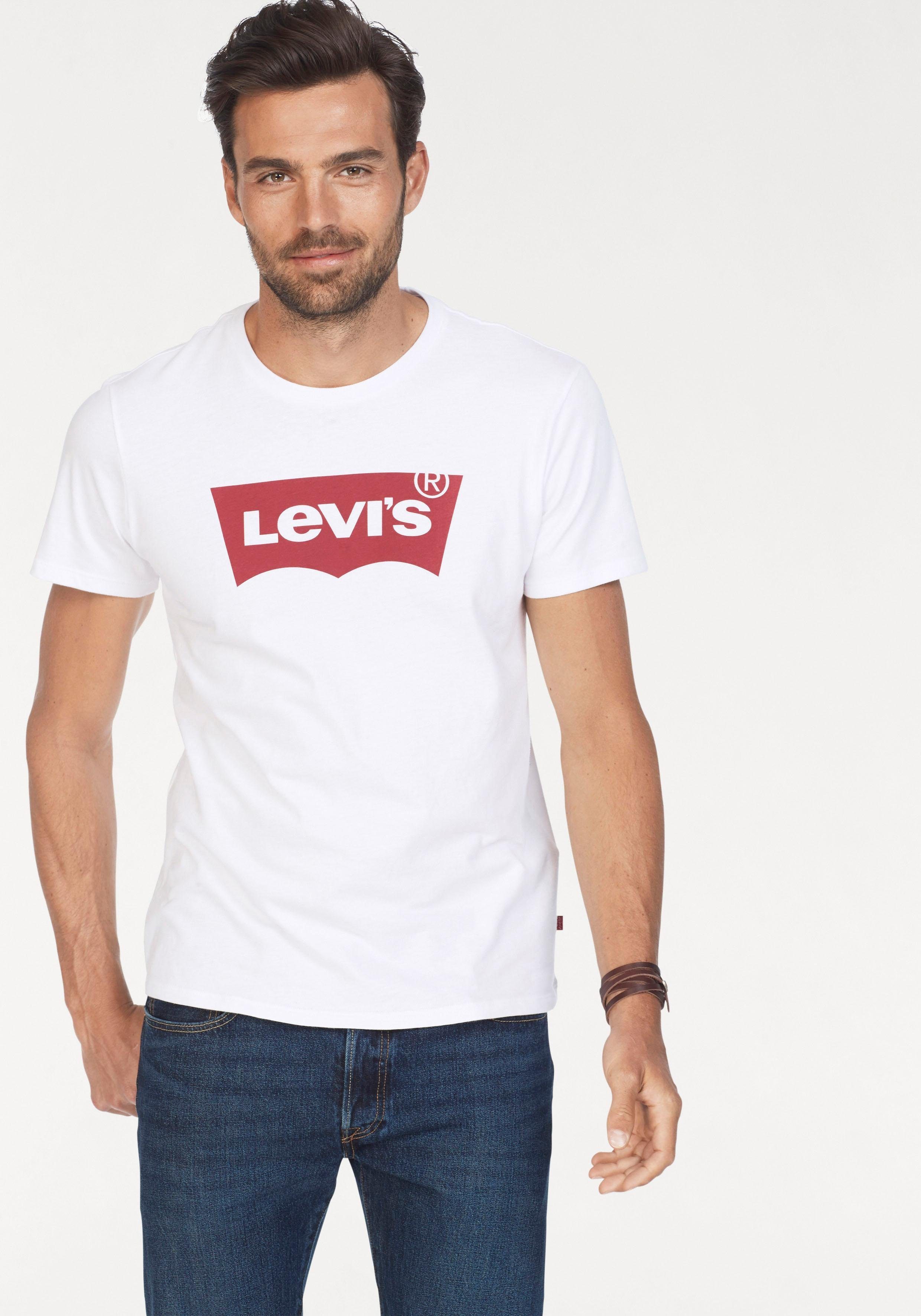 Levi's® T-shirt Batwing Logo Tee met logo-frontprint