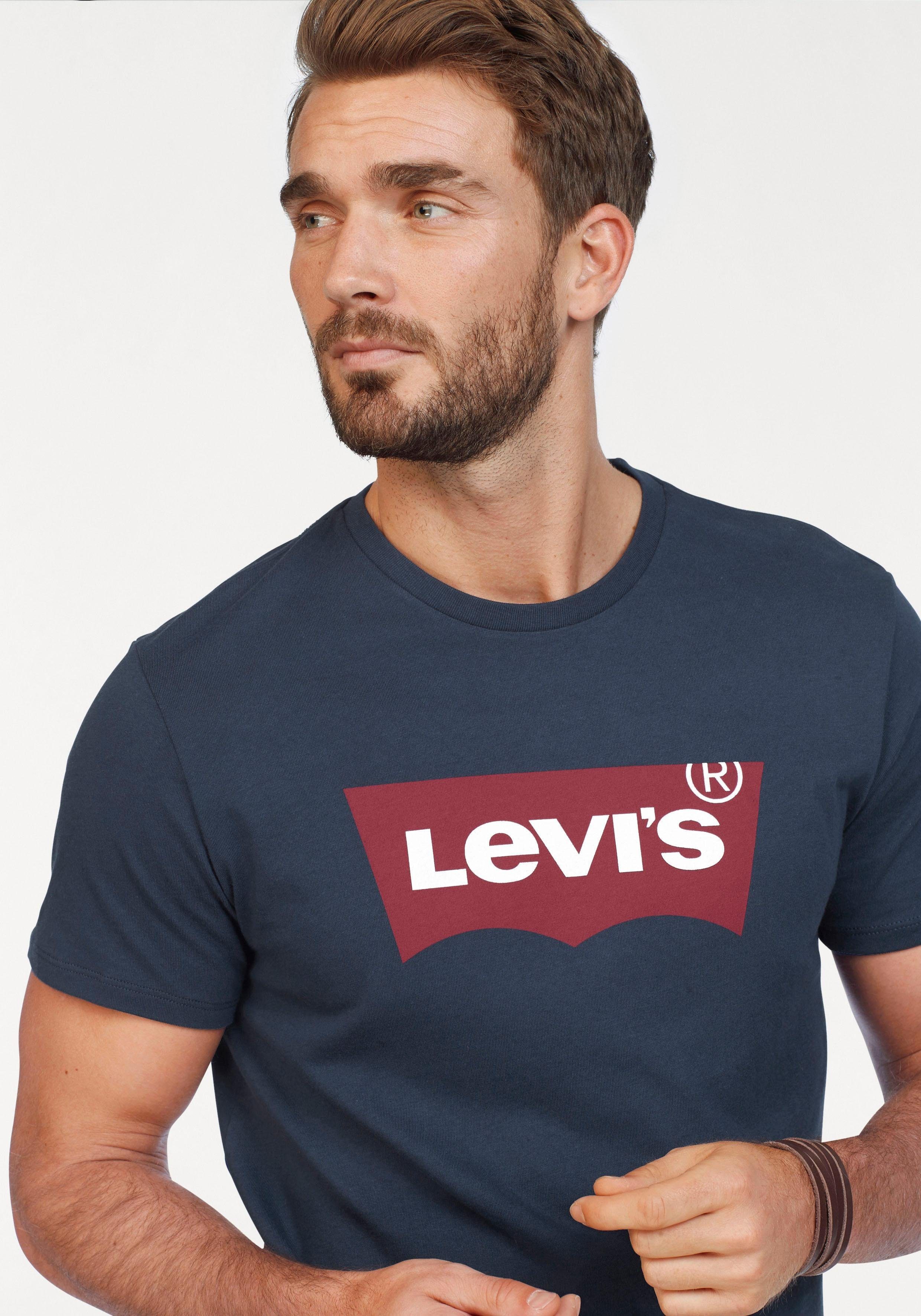 Levi's® T-shirt Batwing Logo Tee met logo-frontprint
