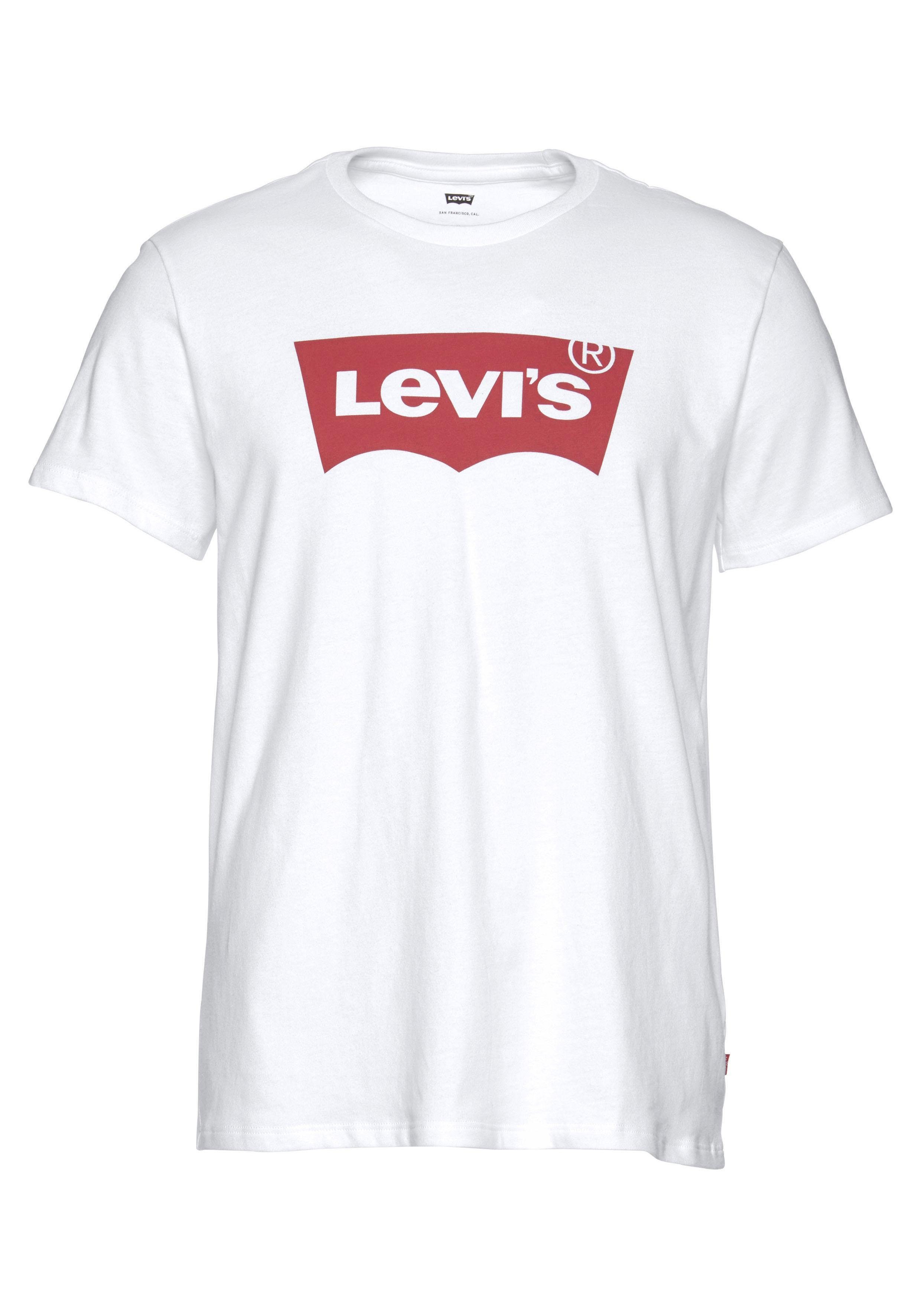 Levi's® T-shirt Batwing Logo Tee met logo-frontprint