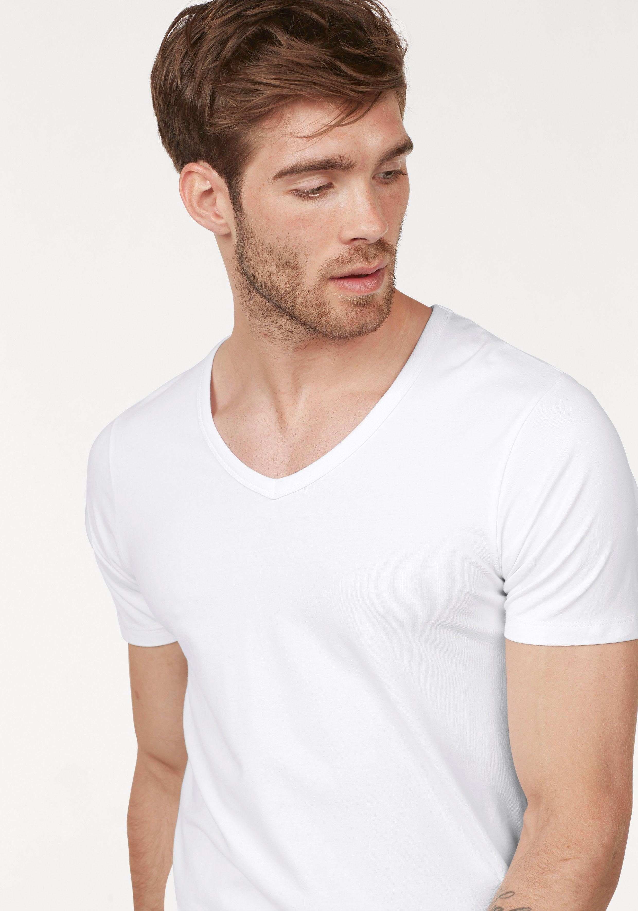 Jack & Jones T-shirt SLIM- FIT BASIC TEE V-NECK