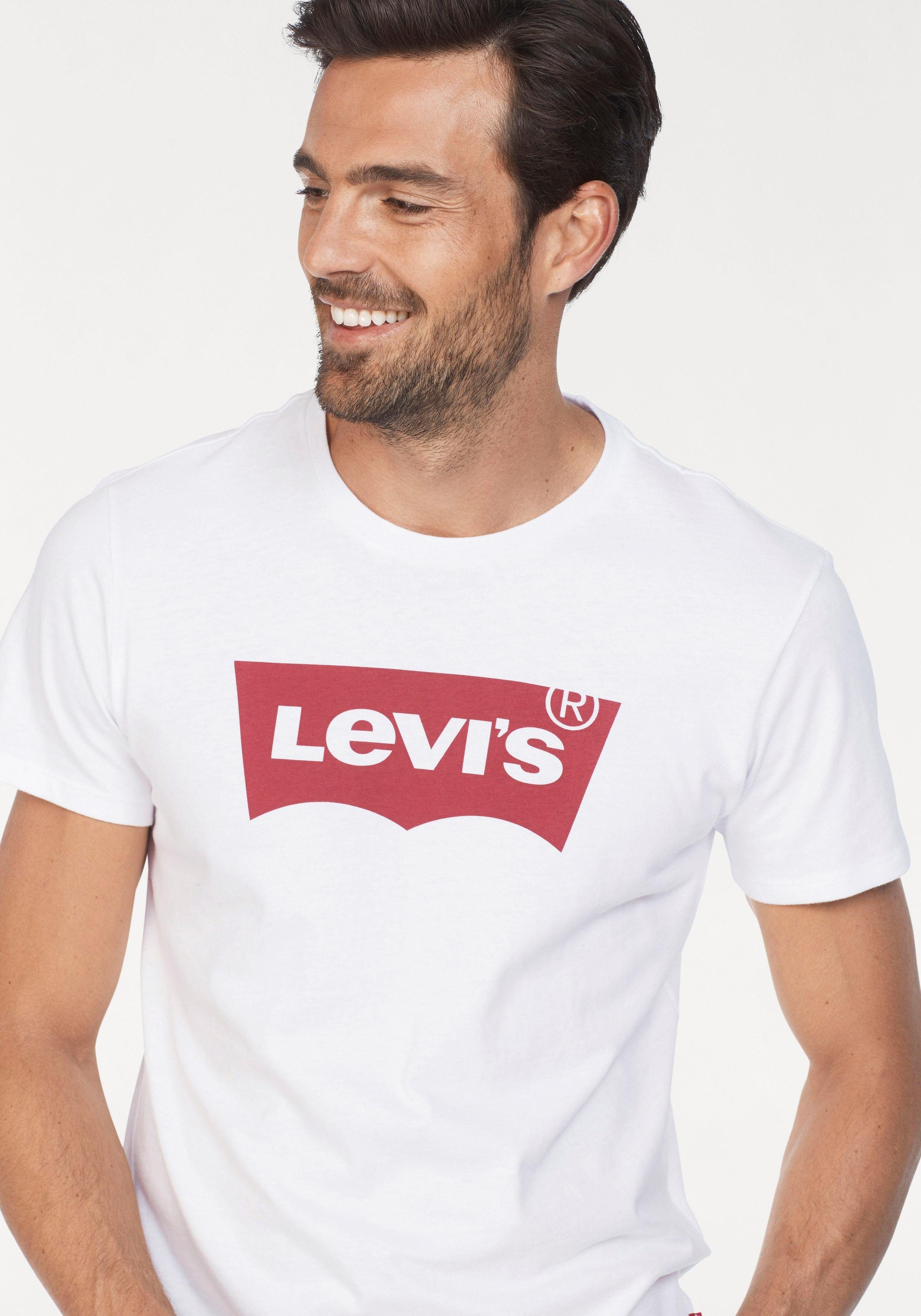 Levi's® T-shirt Batwing Logo Tee met logo-frontprint