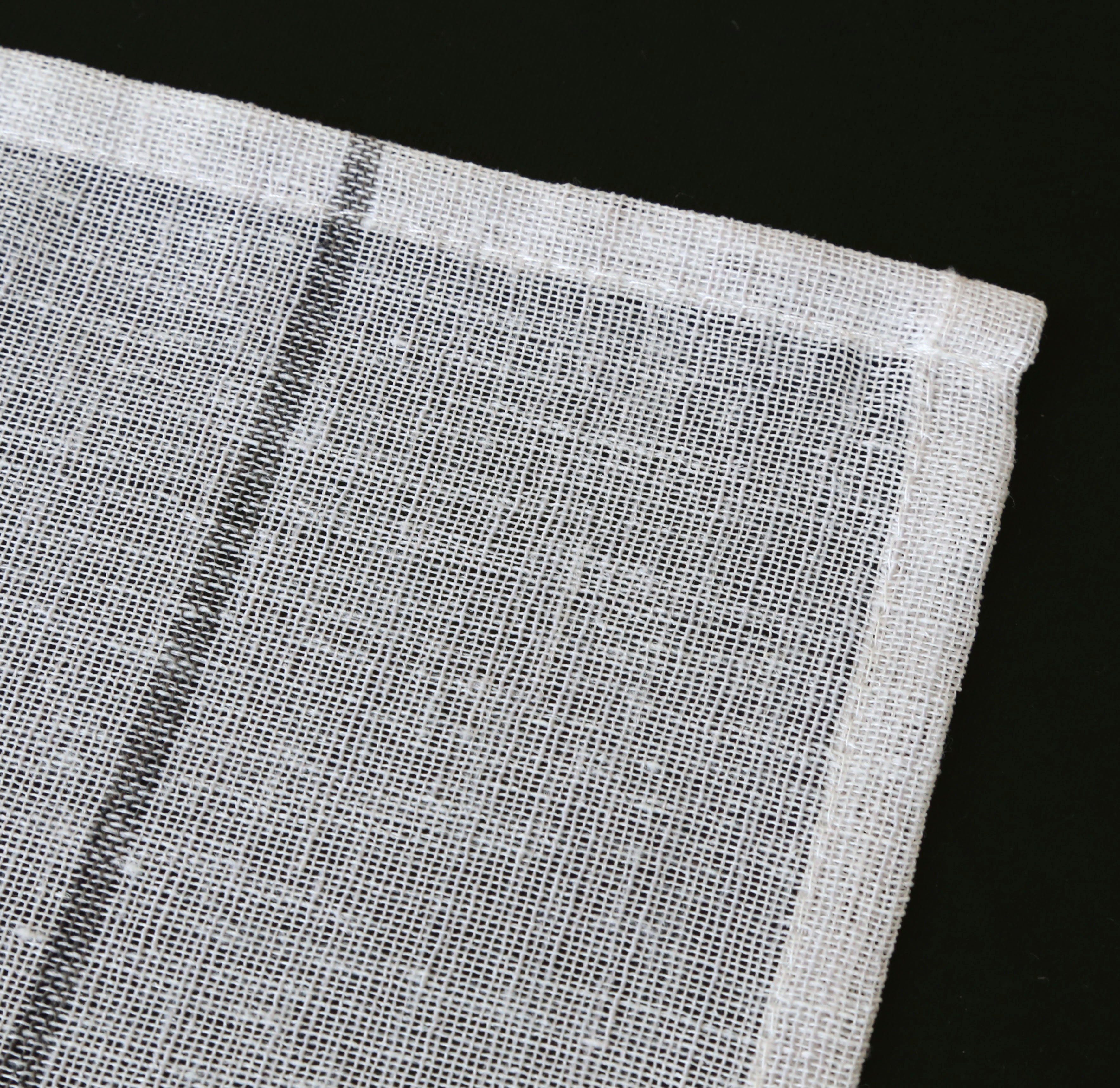 my home Valletje Clea Polyester, met lengtestrepen in grove structuur (1 stuk)