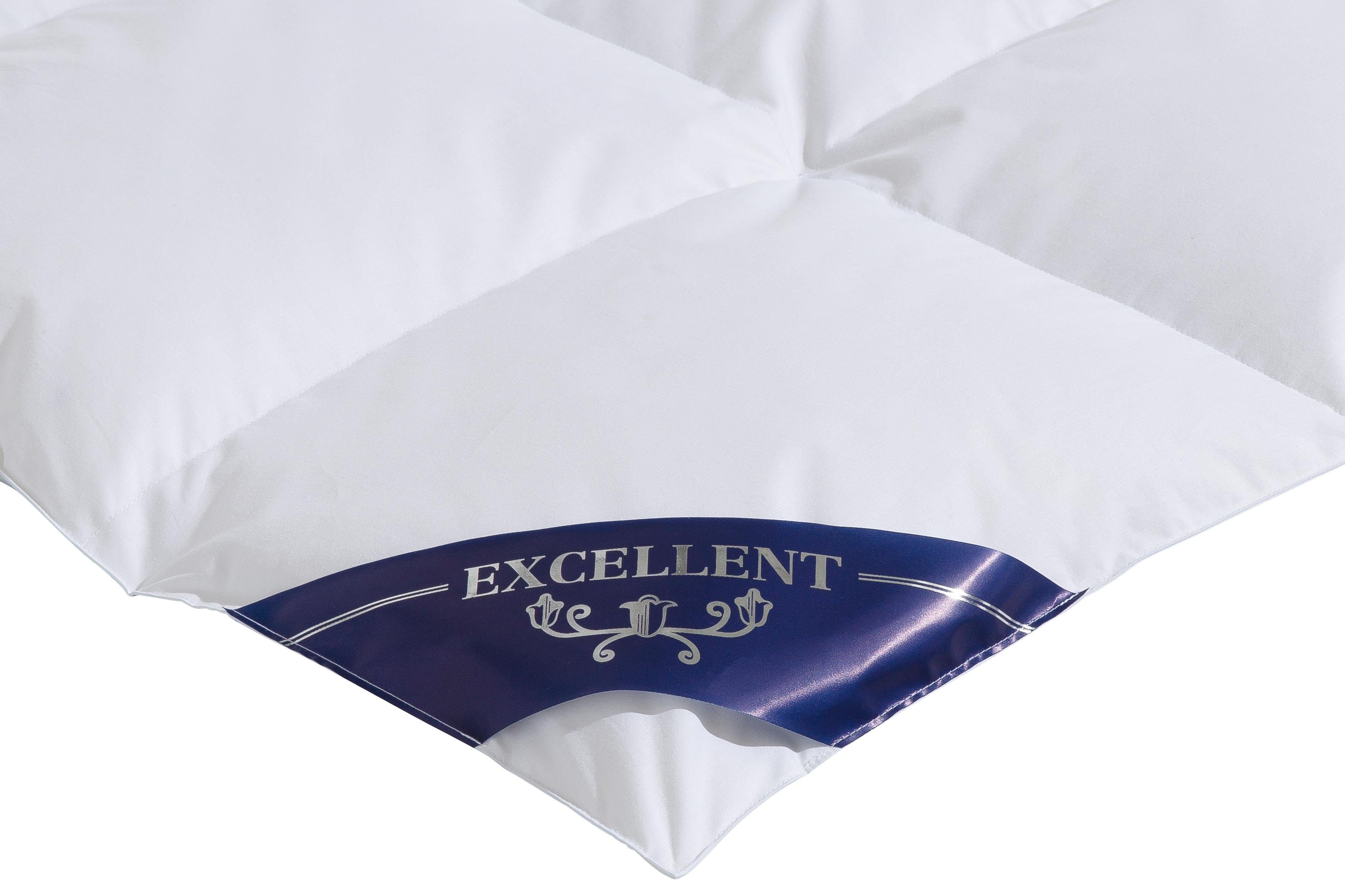 Excellent Donzen dekbed + 3-kamer-hoofdkussen Dekbedset Zürich, dekbed 135x200 & 155x220 cm Deken 100% dons voor winter, zomer, kussen met 90% dons (voordeelset)