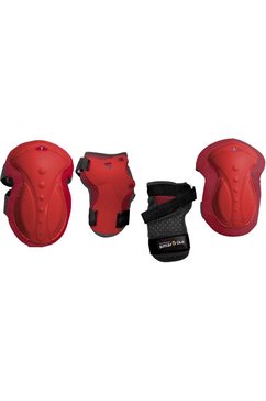 smartrike protectorset safetogo™ protection set m, rood voor kinderen van 9-15 jaren rood
