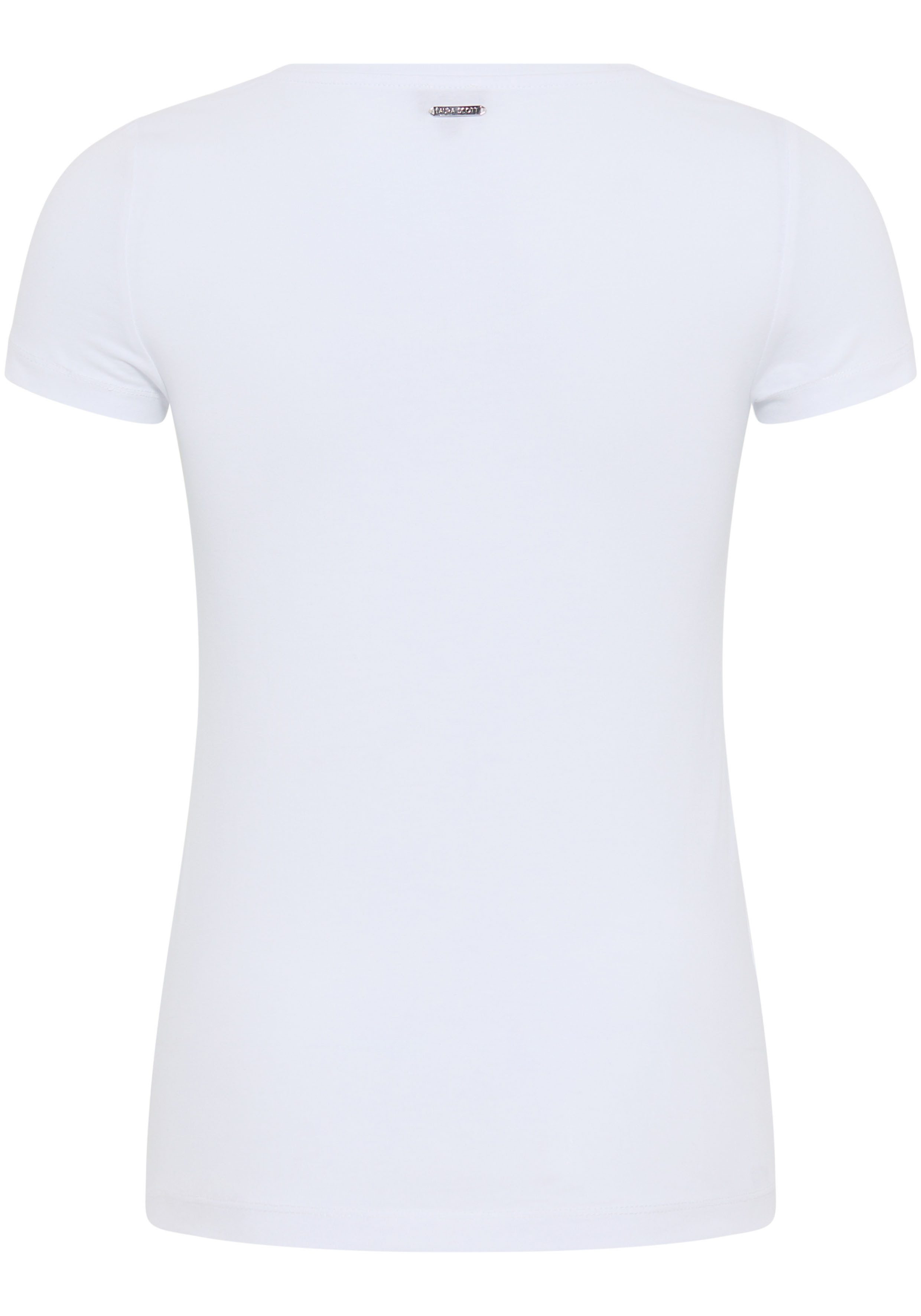 Laura Scott T-shirt met modieuze frontprint