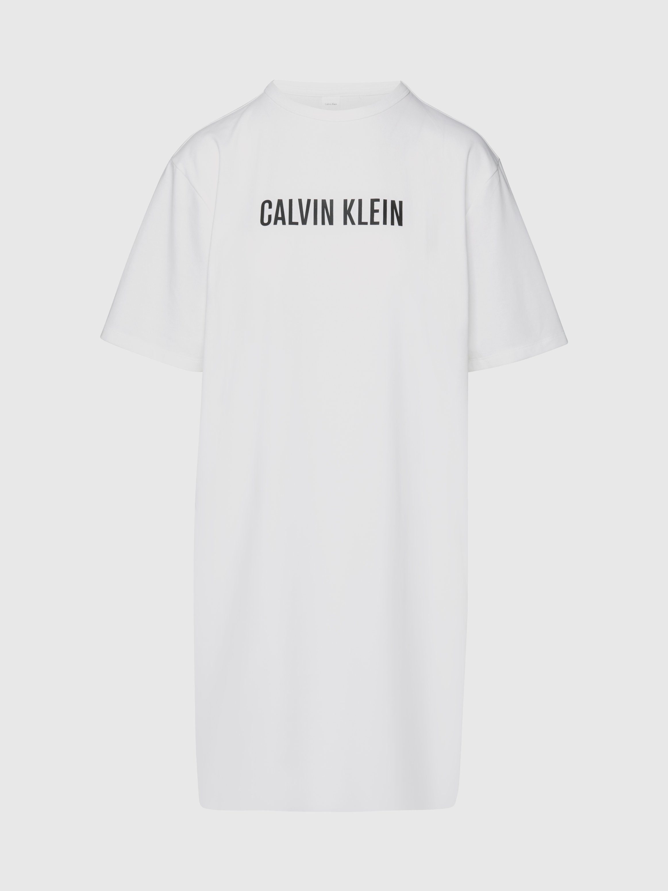 Calvin Klein Nachthemd S/S NIGHTSHIRT met een logo-opschrift op borsthoogte