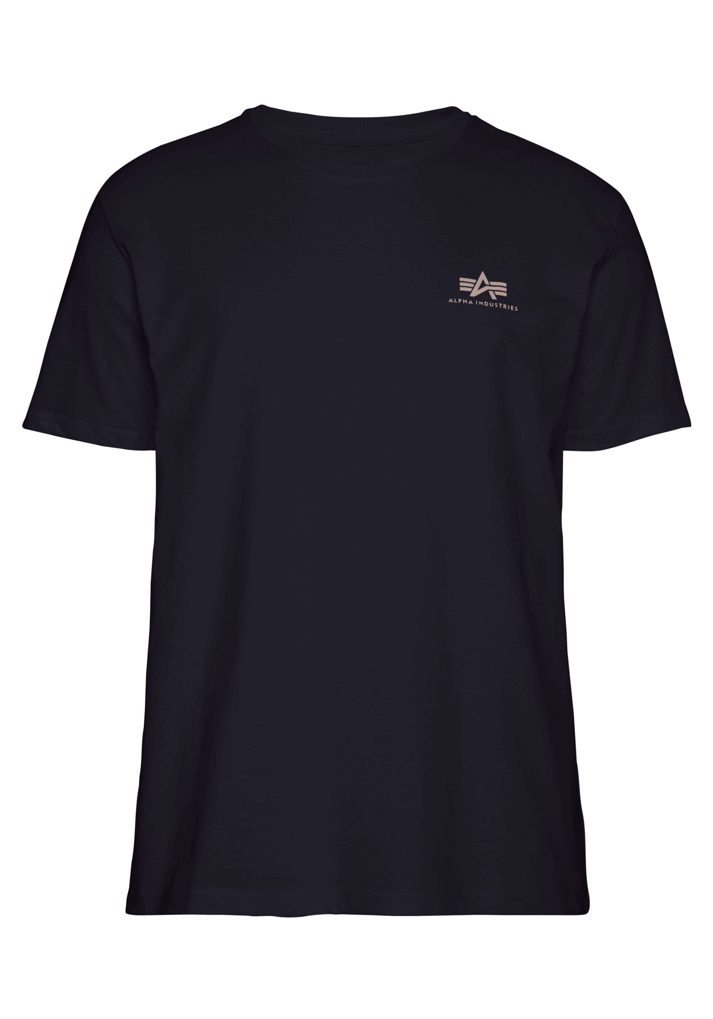 Alpha Industries Shirt met ronde hals Back Tee Camo Print