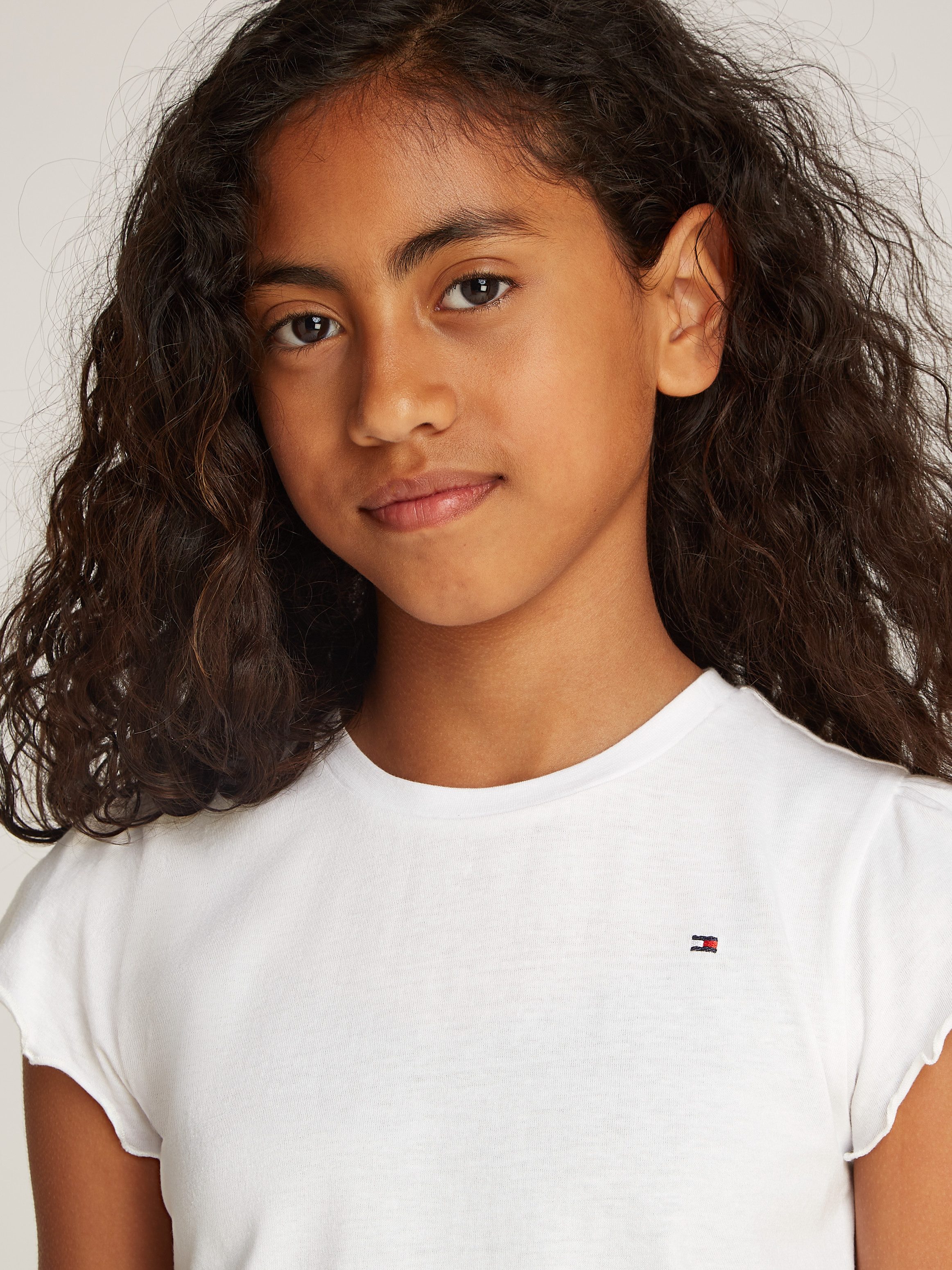 Tommy Hilfiger T-shirt ESSENTIAL RUFFLE SLEEVE TOP