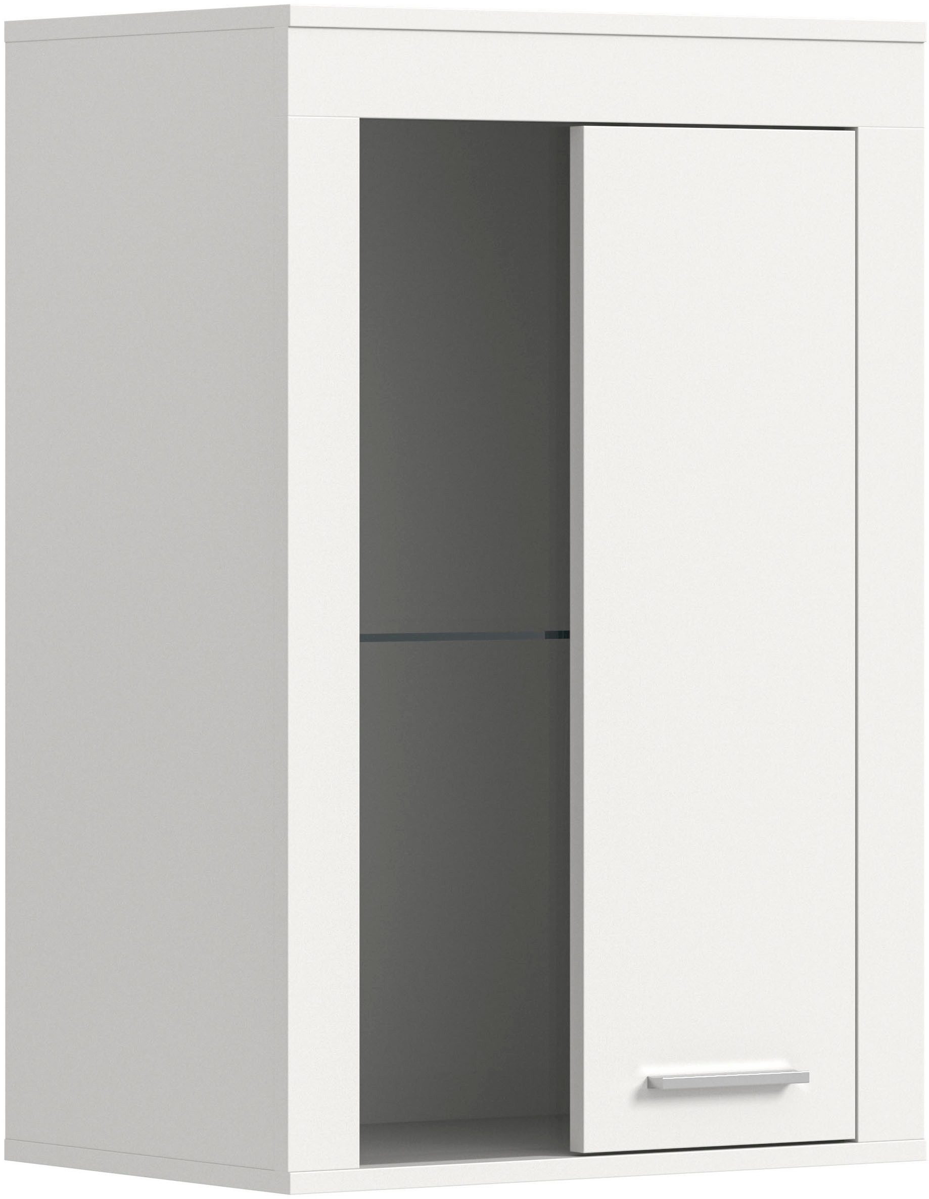 INOSIGN Vitrinekast Aosta, breedte 60 cm, staand of hangend, in verschillende kleuren Deurafdichting verwisselbaar, 1 glazen inlegvloer, hangvitrine, staande vitrine