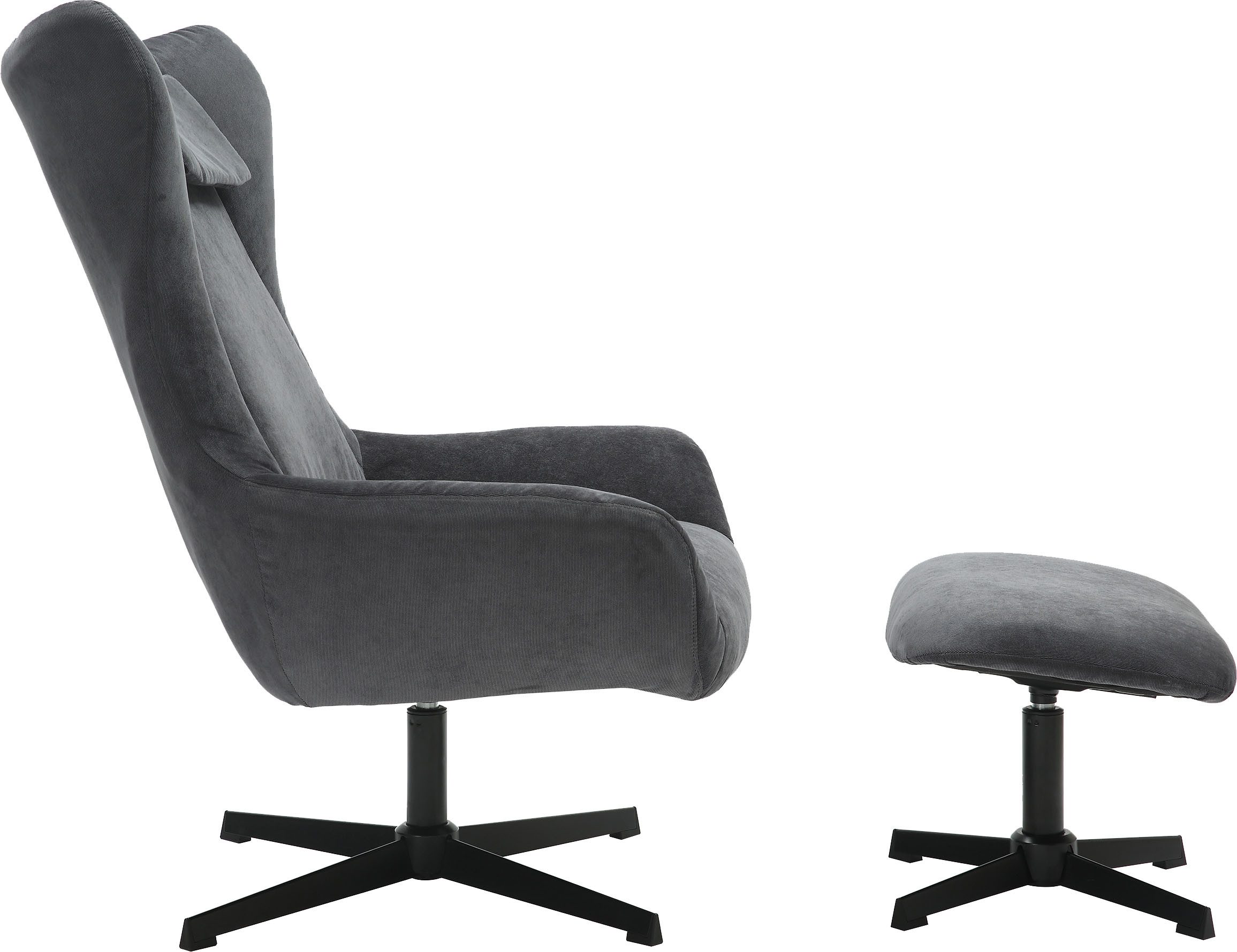 SalesFever Fauteuil met draaifunctie (set, 2 stuks)