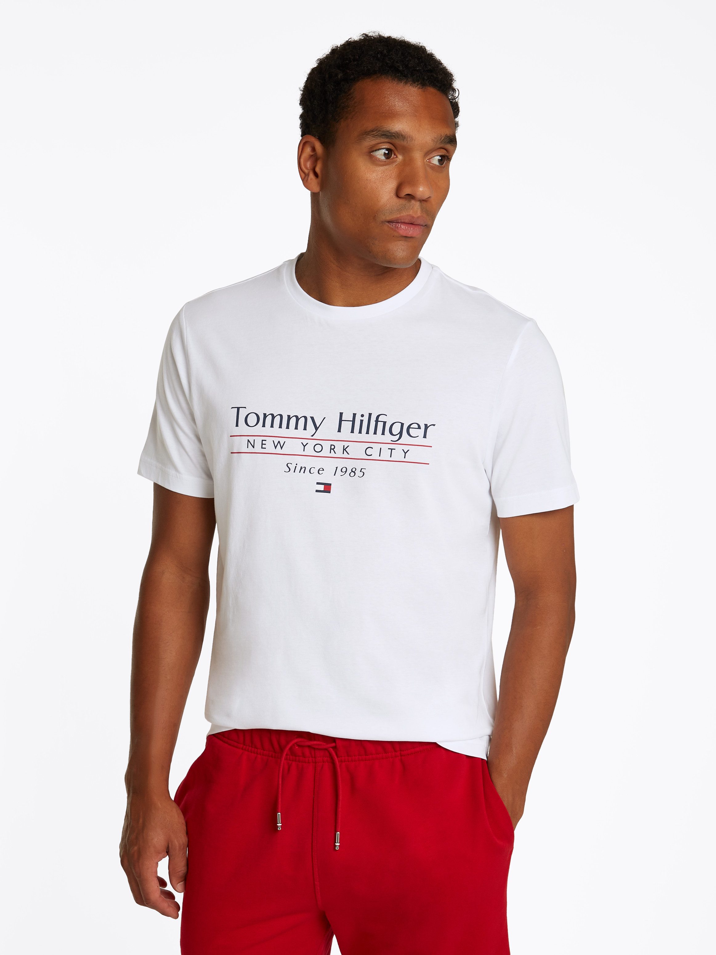 Tommy Hilfiger T-shirt HILFIGER CENTER STACK TEE