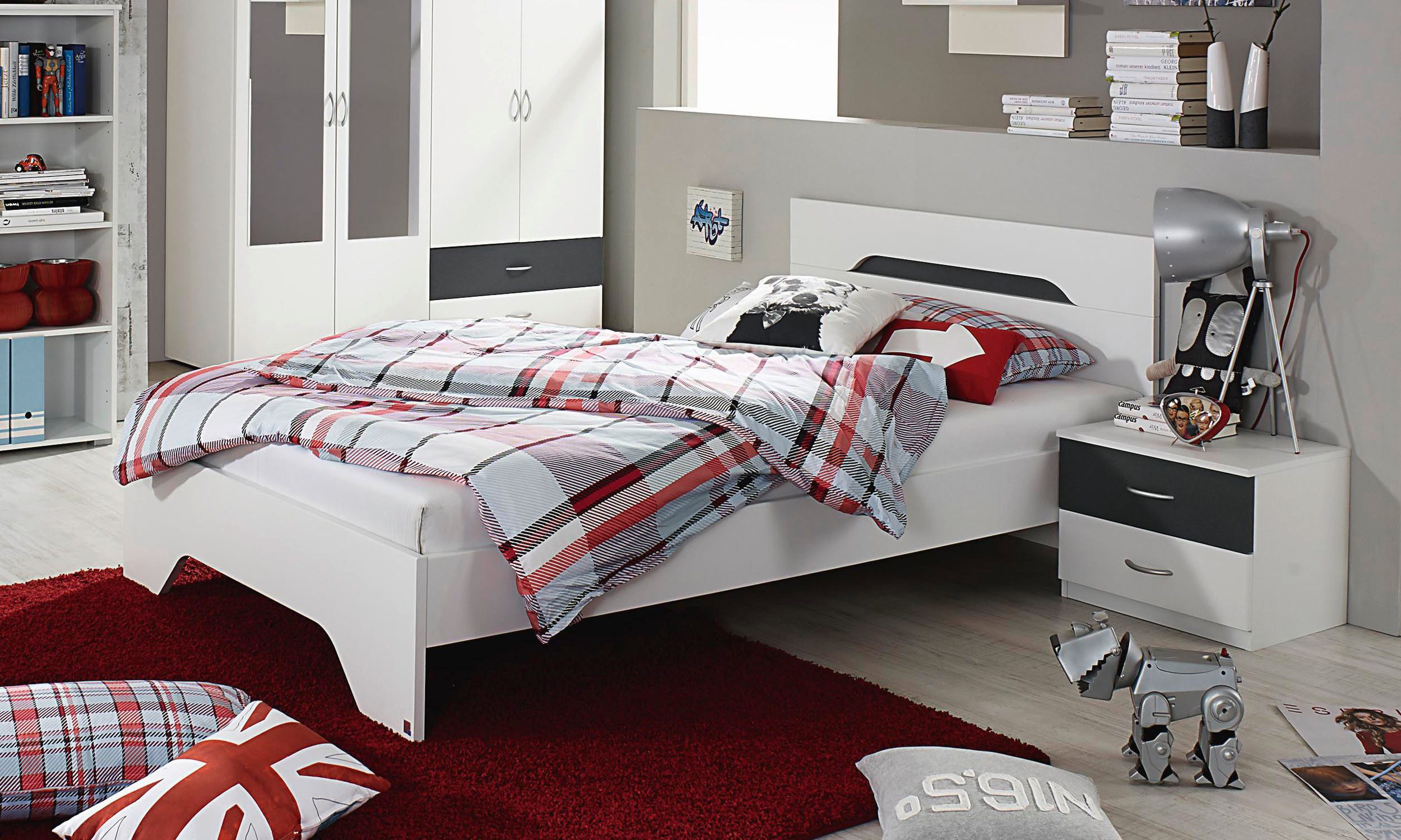 rauch Tienerkamerset Compleet slaapkamer slaapkamer NOOSA met kast breedte 175 cm(set)