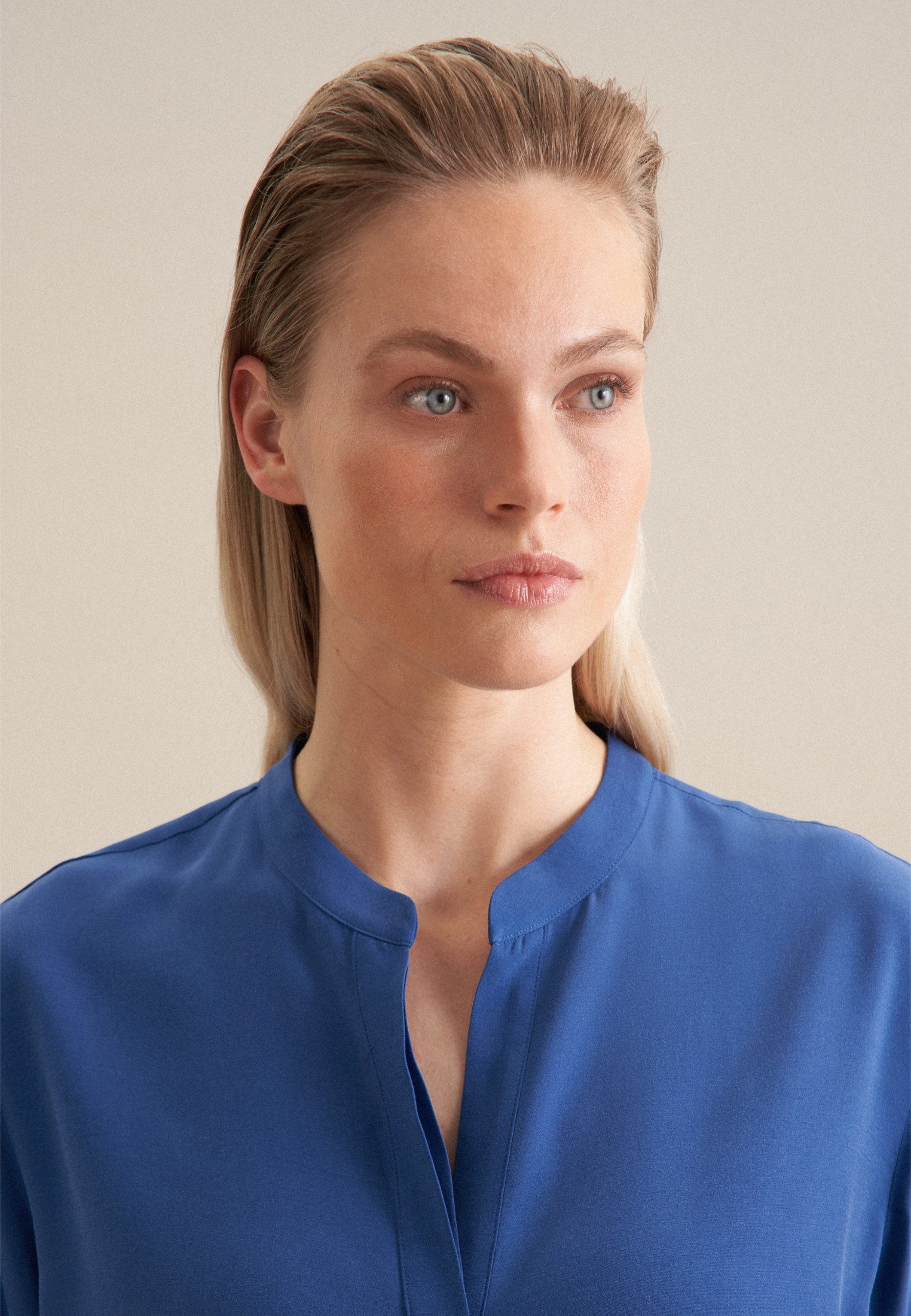 seidensticker Klassieke blouse Zwarte roos