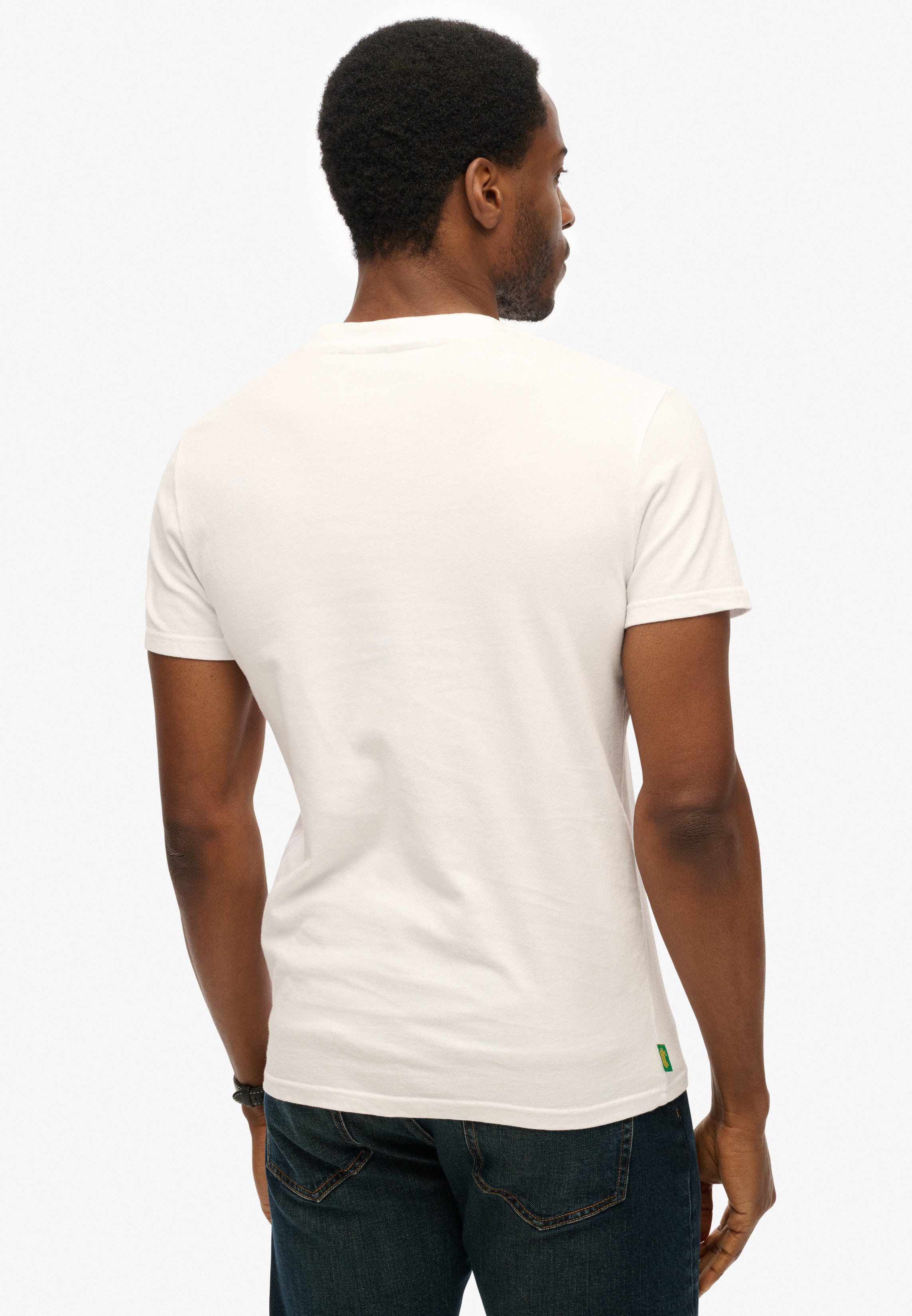 Superdry Shirt met ronde hals ESSENTIAL CONTRAST EMB TEE