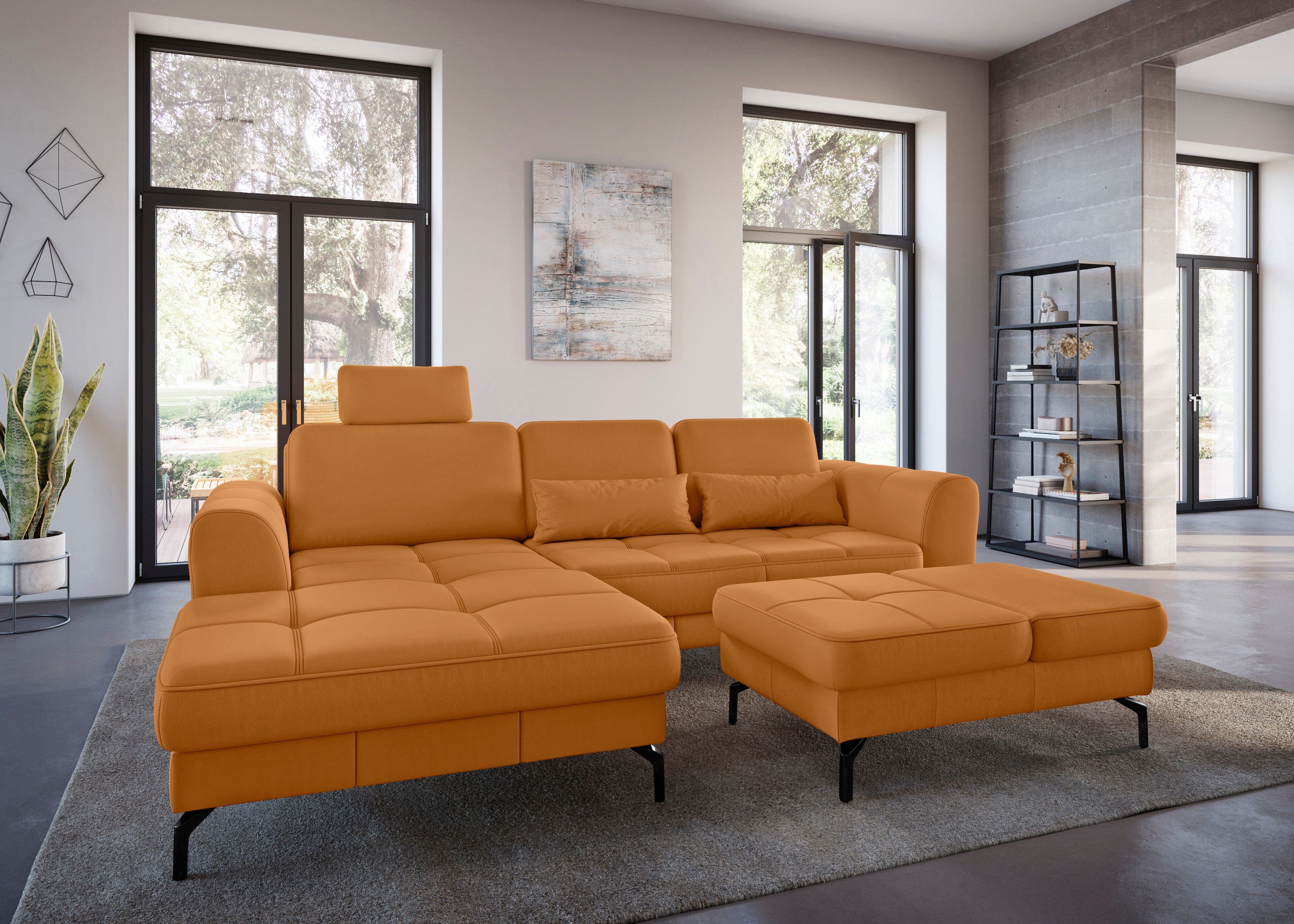 sit&more Hocker Bendigo met inklapfunctie, bodemvrijheid 15 cm, naar keuze in 2 pootkleuren
