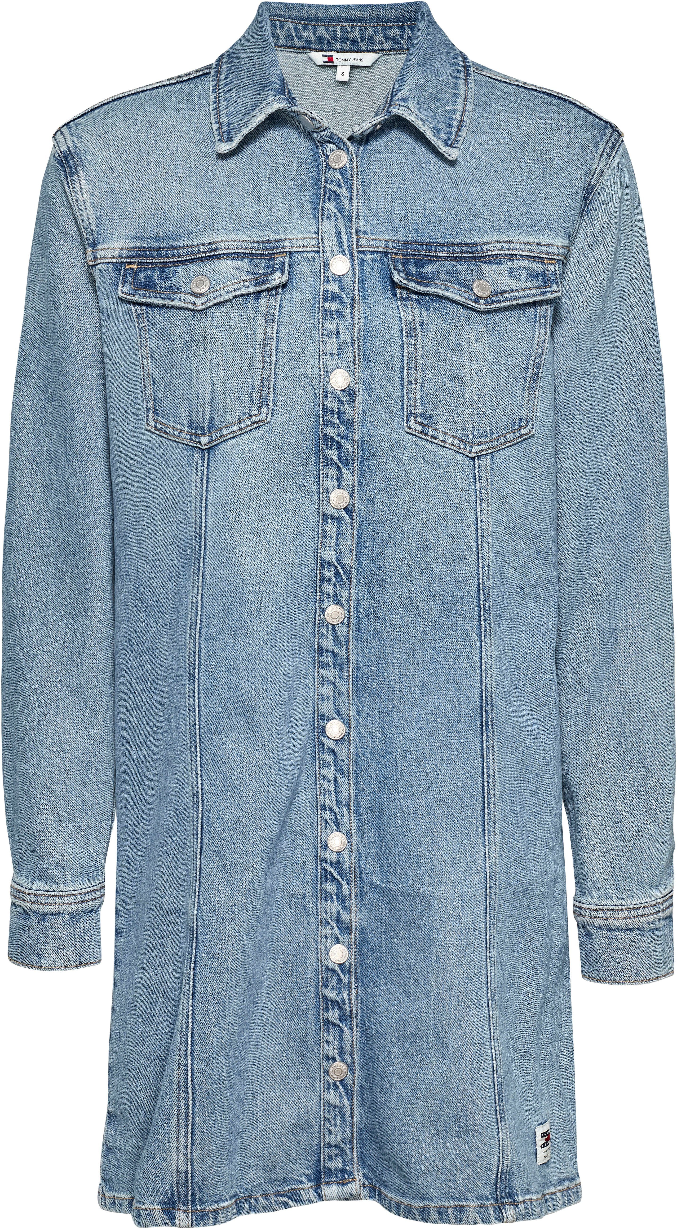 TOMMY JEANS Blousejurk ALINE LS DRESS CH6119 EXT