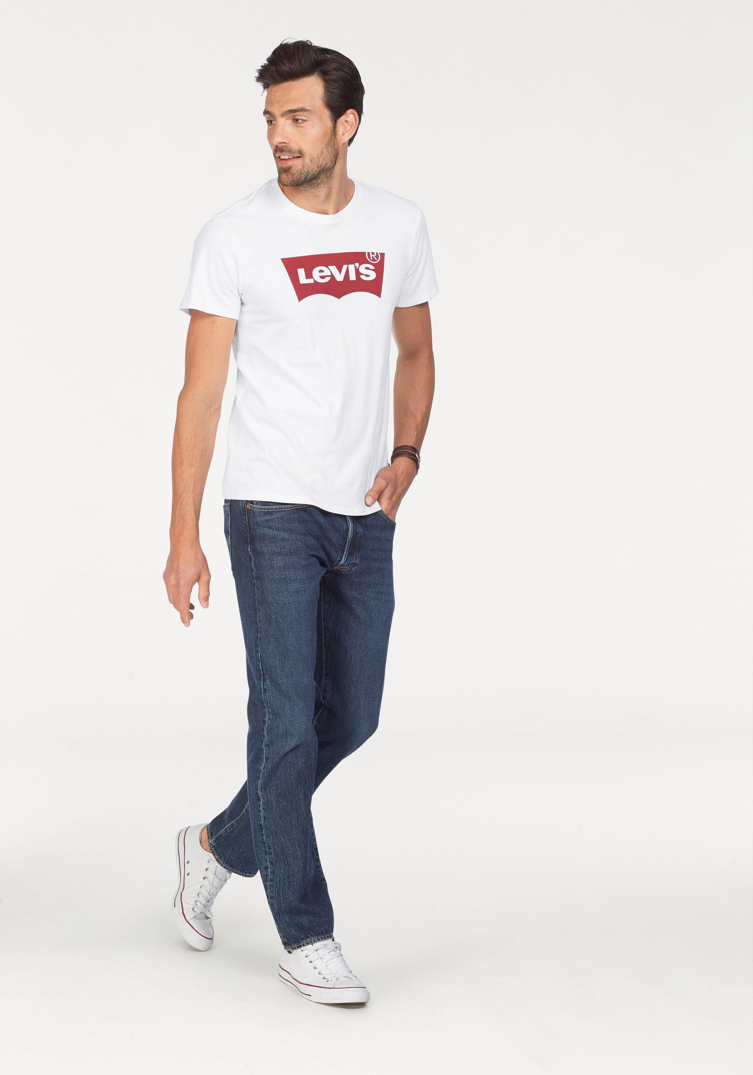 Levi's® T-shirt Batwing Logo Tee met logo-frontprint