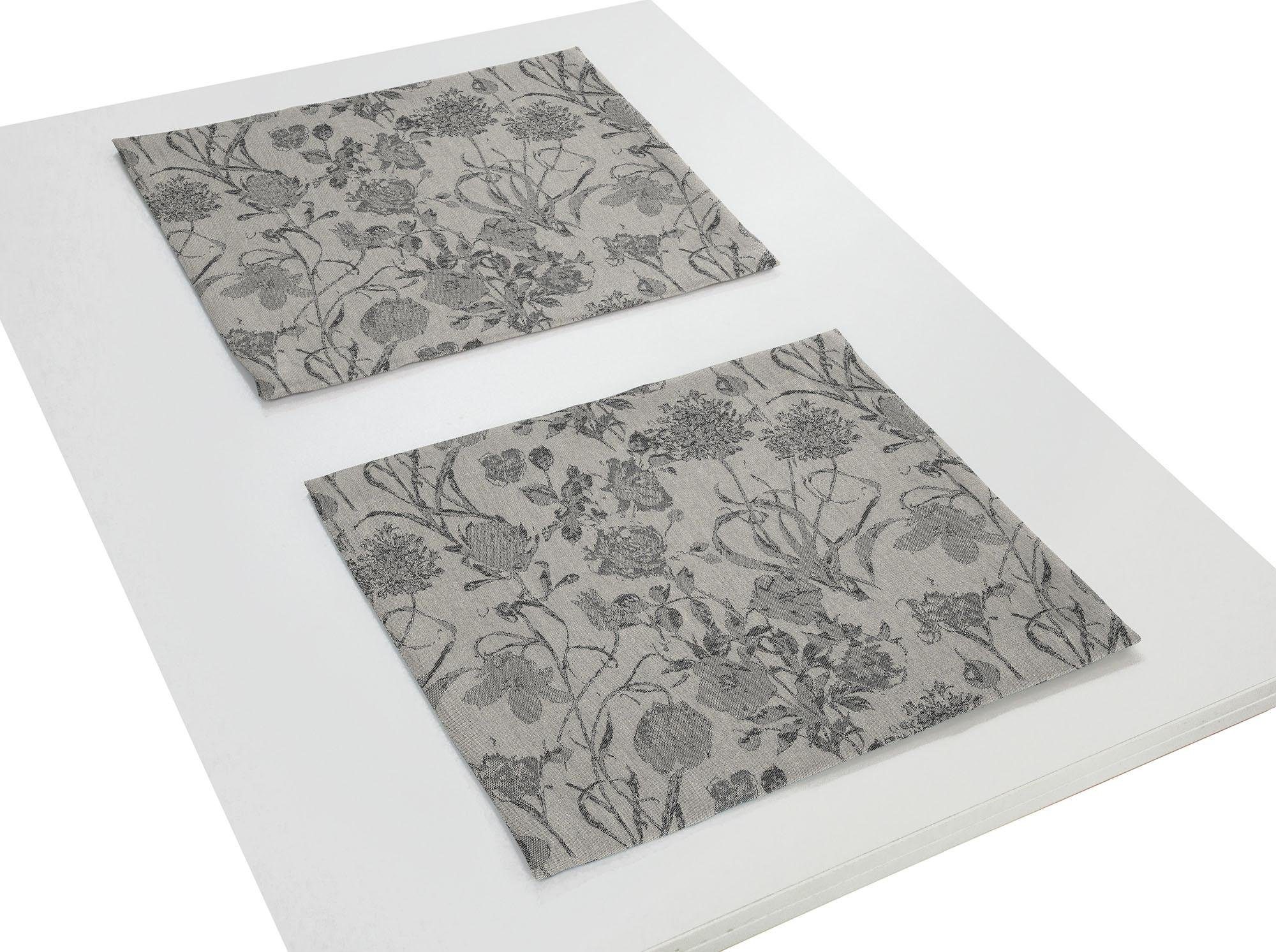 Adam Set placemats Flower Cuvée Light (set, 2 stuks)