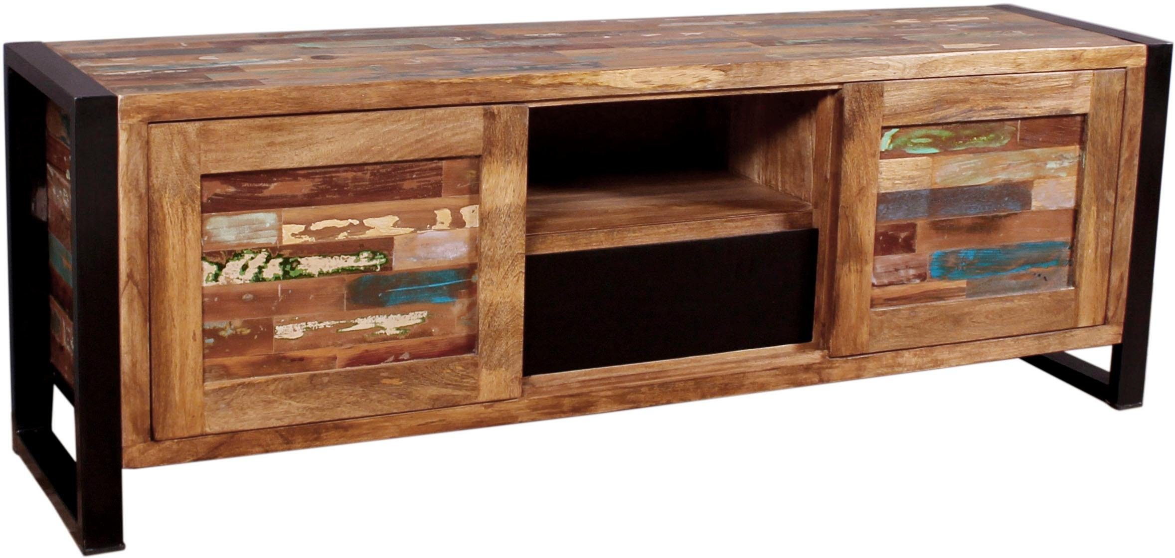 Previs site heet lens SIT Tv-meubel Mox gekleurd gerecycled hout met ijzer makkelijk gekocht |  OTTO