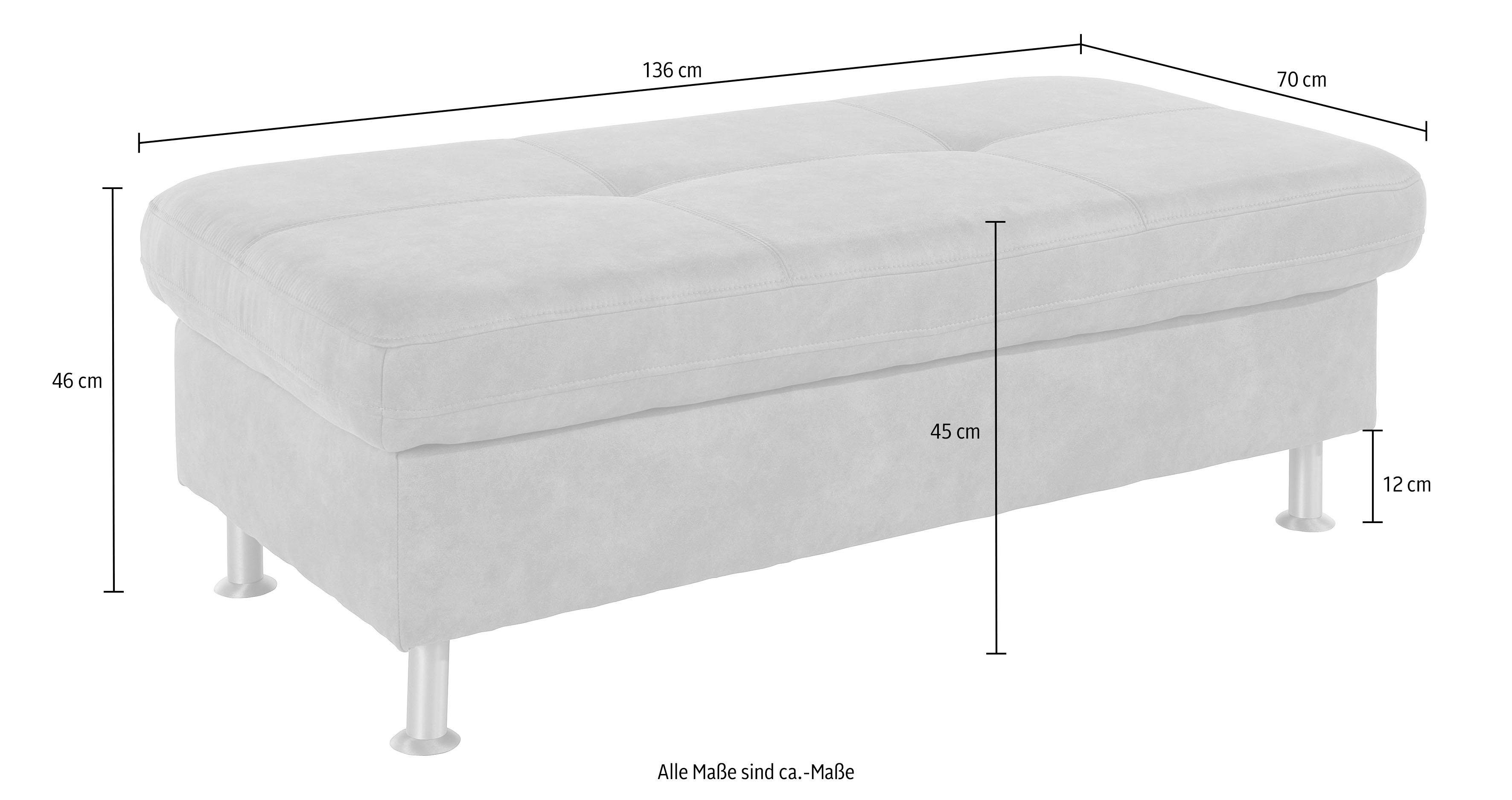 exxpo - sofa fashion Hocker Maretto Bankhocker met geweldig zitcomfort