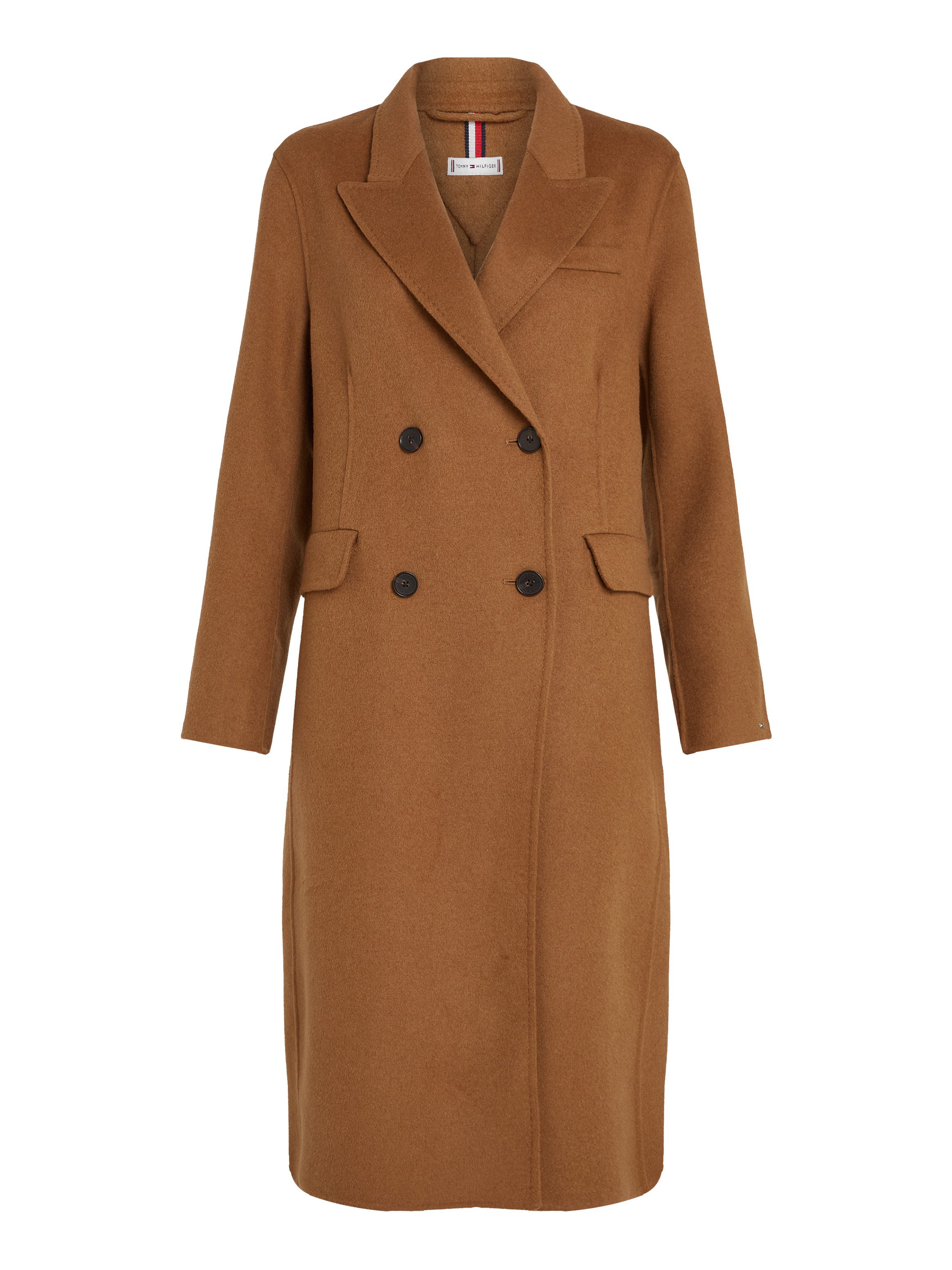 Tommy Hilfiger Winterjas MD DF WOOL BLEND DB COAT met logoborduursel