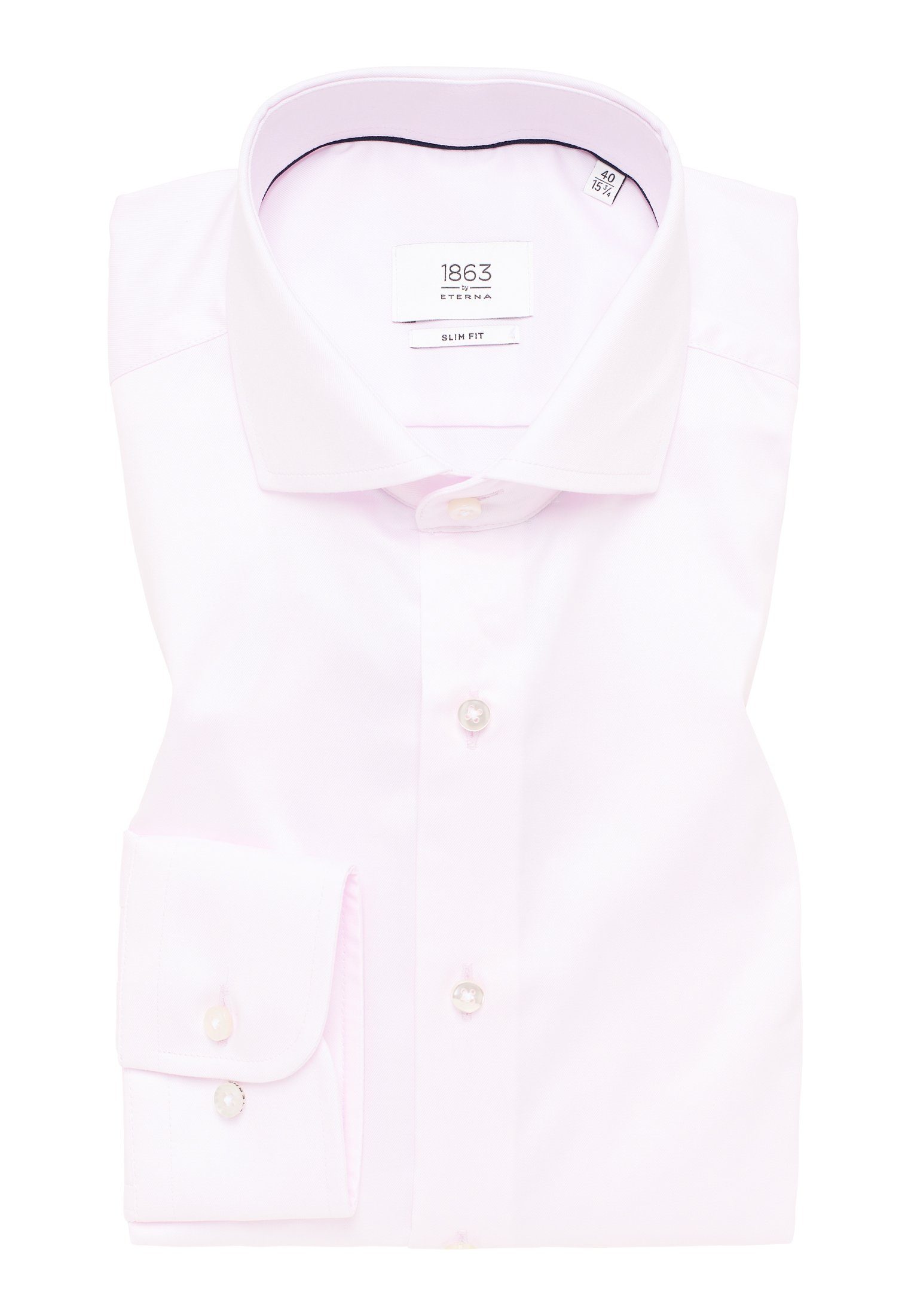 Eterna Overhemd met lange mouwen Slim fit NON IRON (strijkvrij)