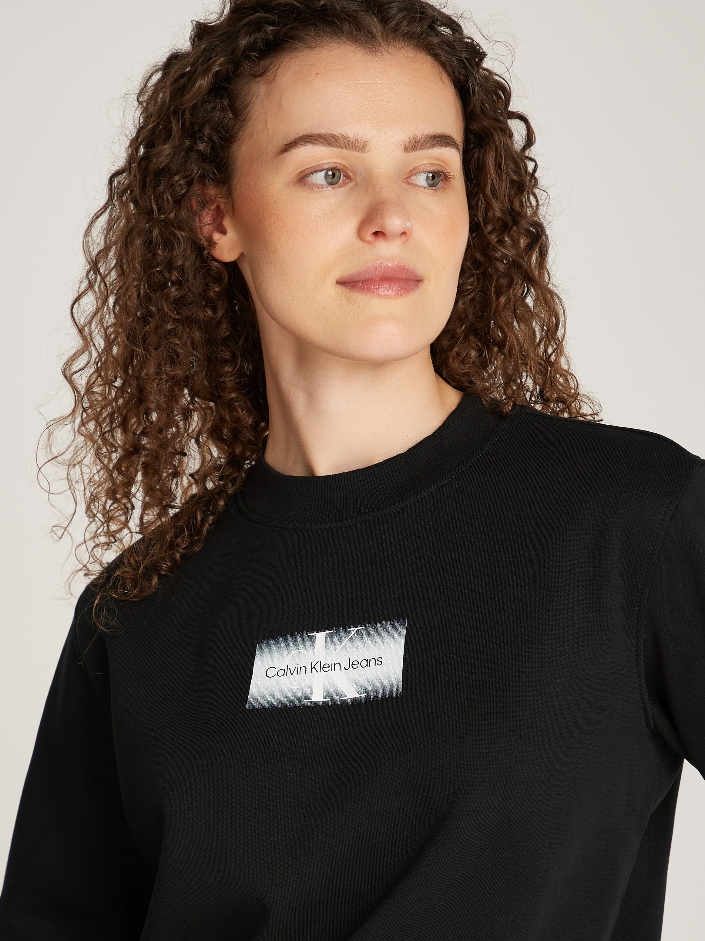 Calvin Klein Sweatshirt OUTLINED CK REGULAR CN