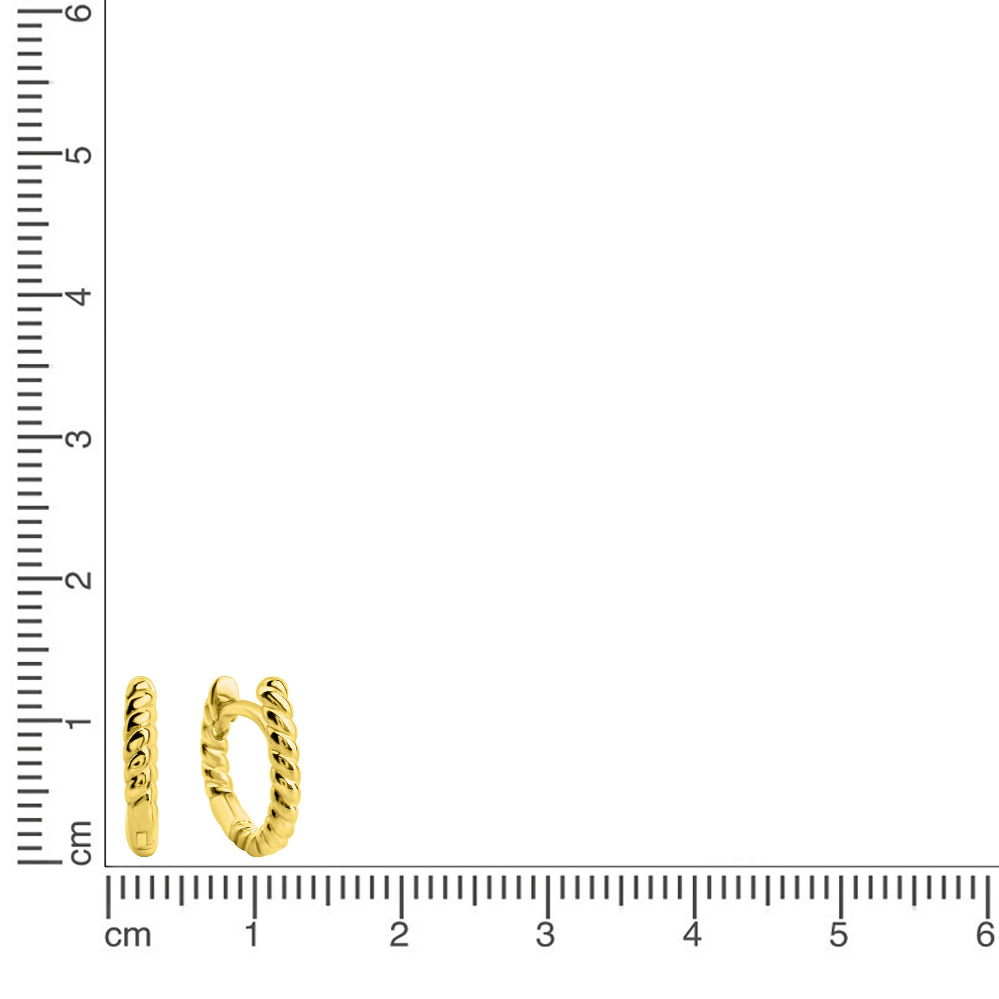 Firetti Paar creolen Sieraad Geschenk zilverkleur 925 Oorsieraden Oorbellen Balletjes