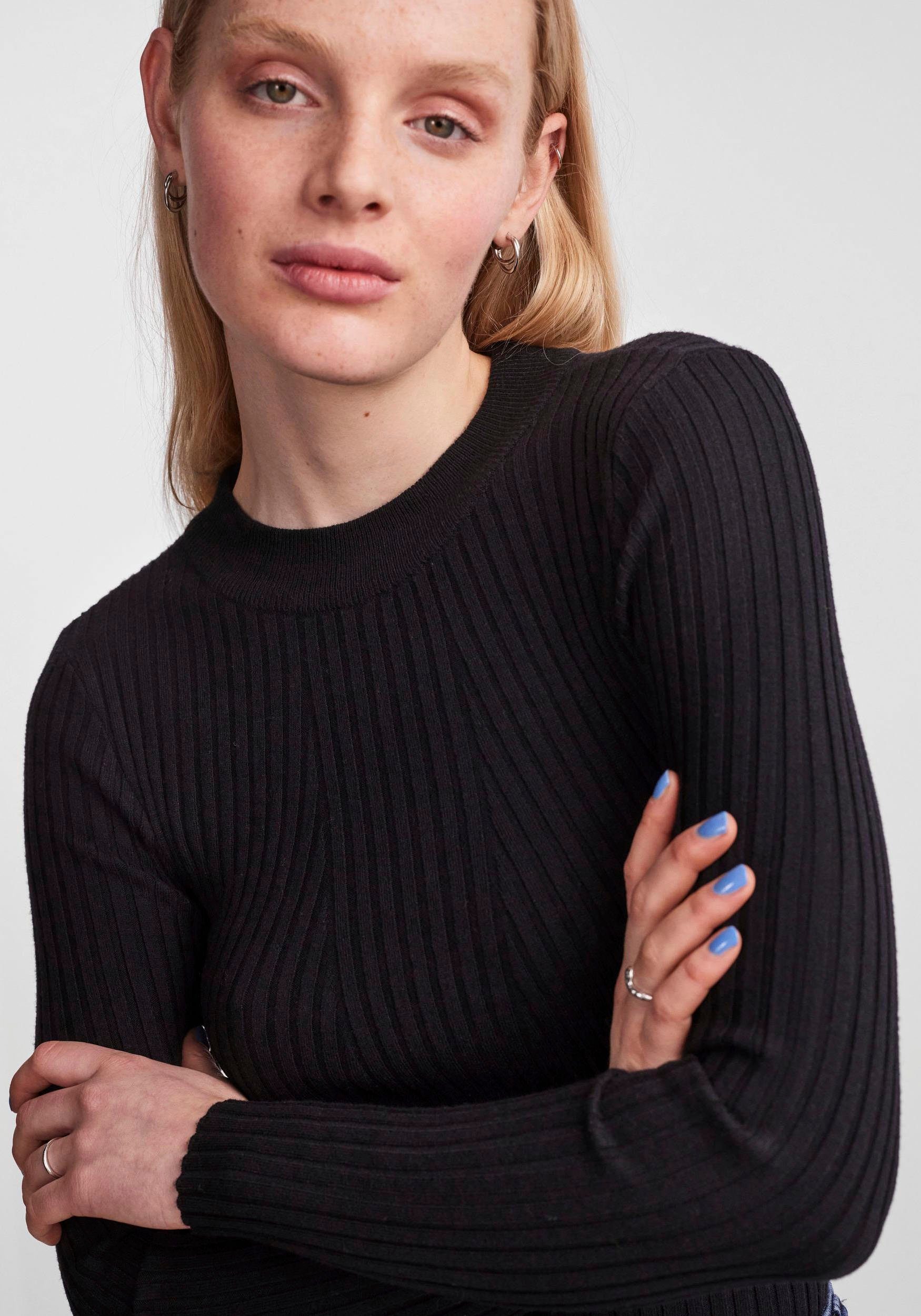 pieces Trui met ronde hals PCCRISTA LS O-NECK KNIT NOOS BC