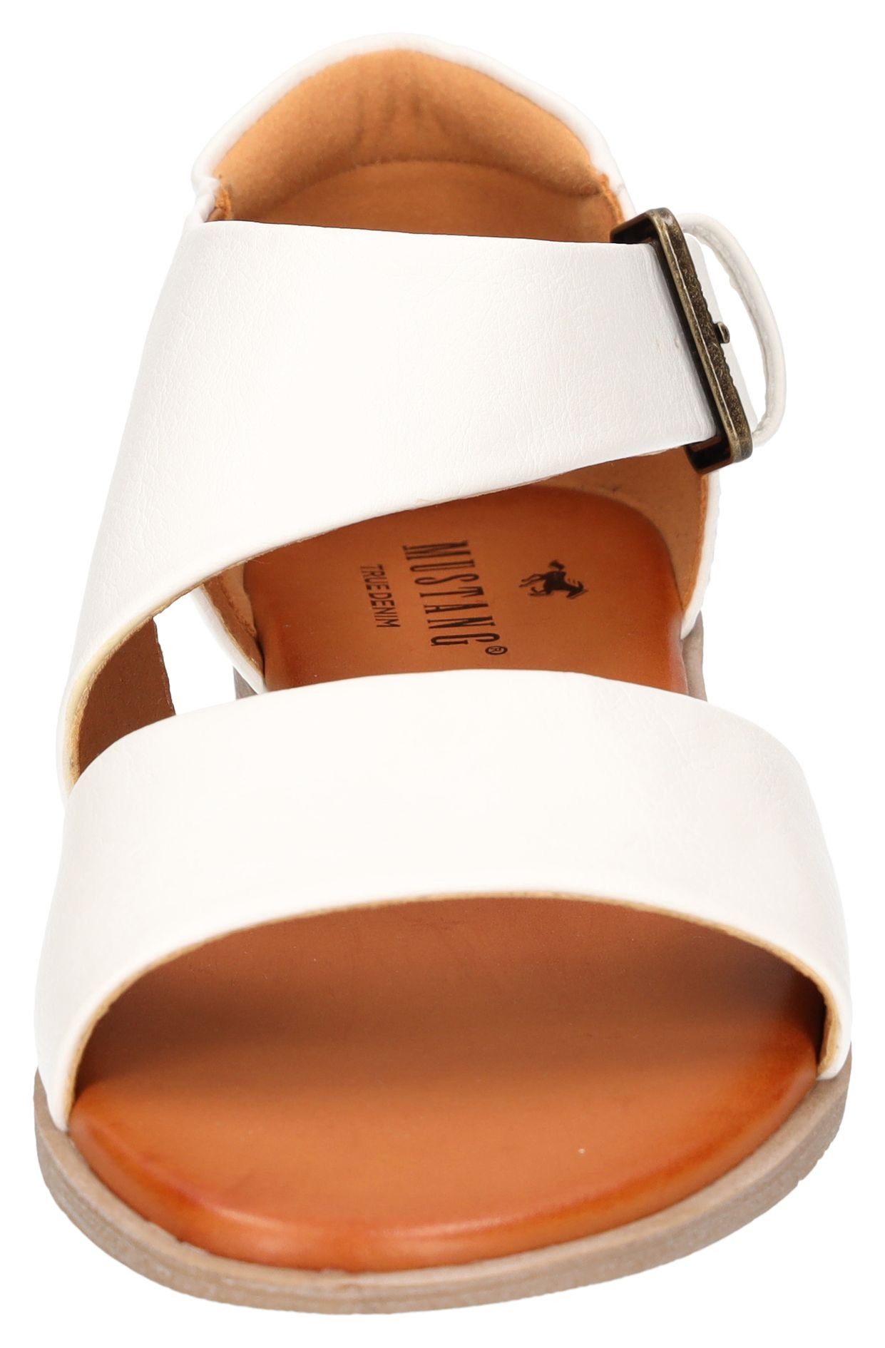 Mustang Shoes Sandalen , zomerschoen, sandaal, riemchensandaal in asymmetrische look