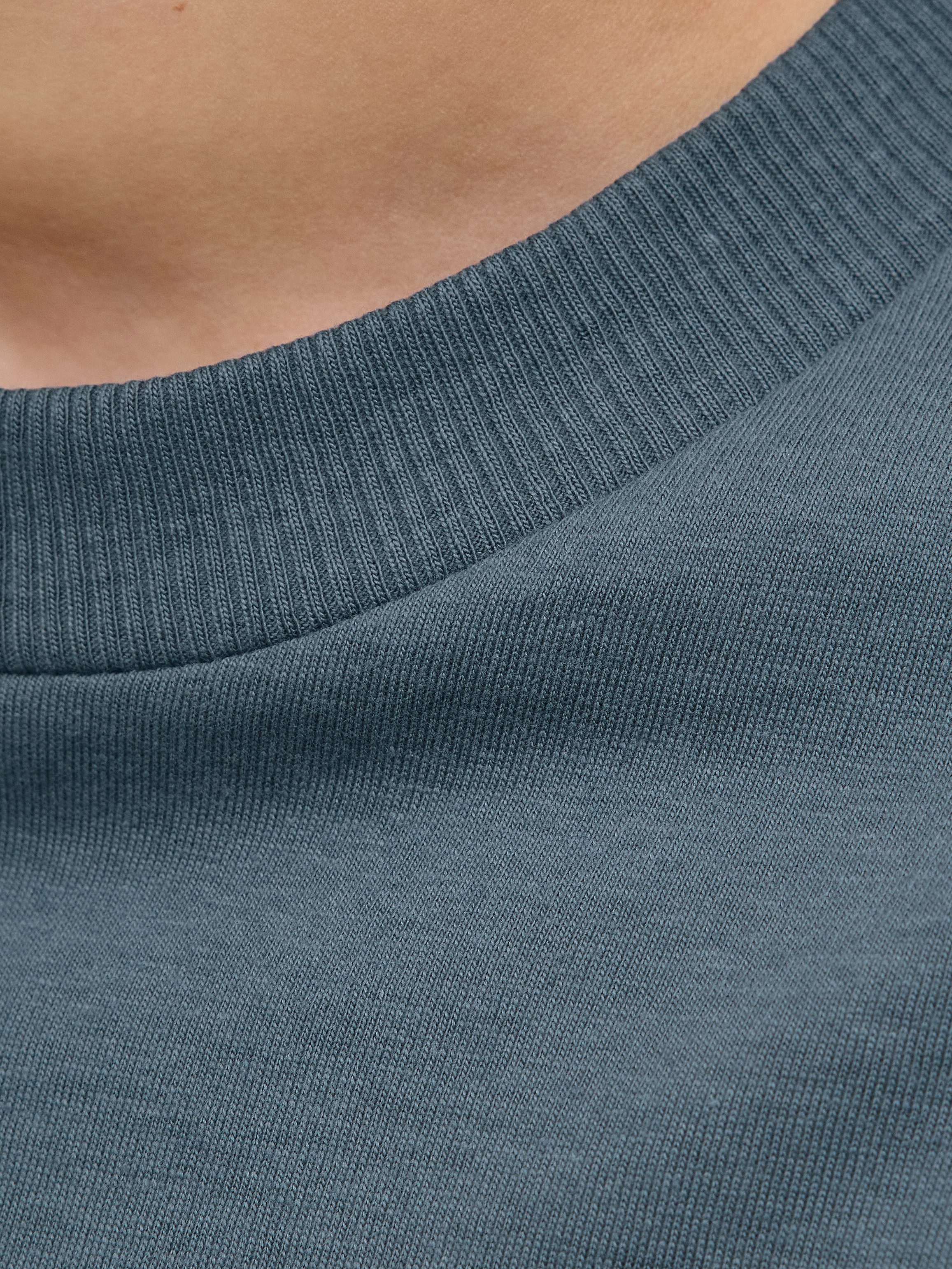 Jack & Jones Junior Shirt met ronde hals JJECALEB VARSITY TEE SS O-NECK NOOS JNR