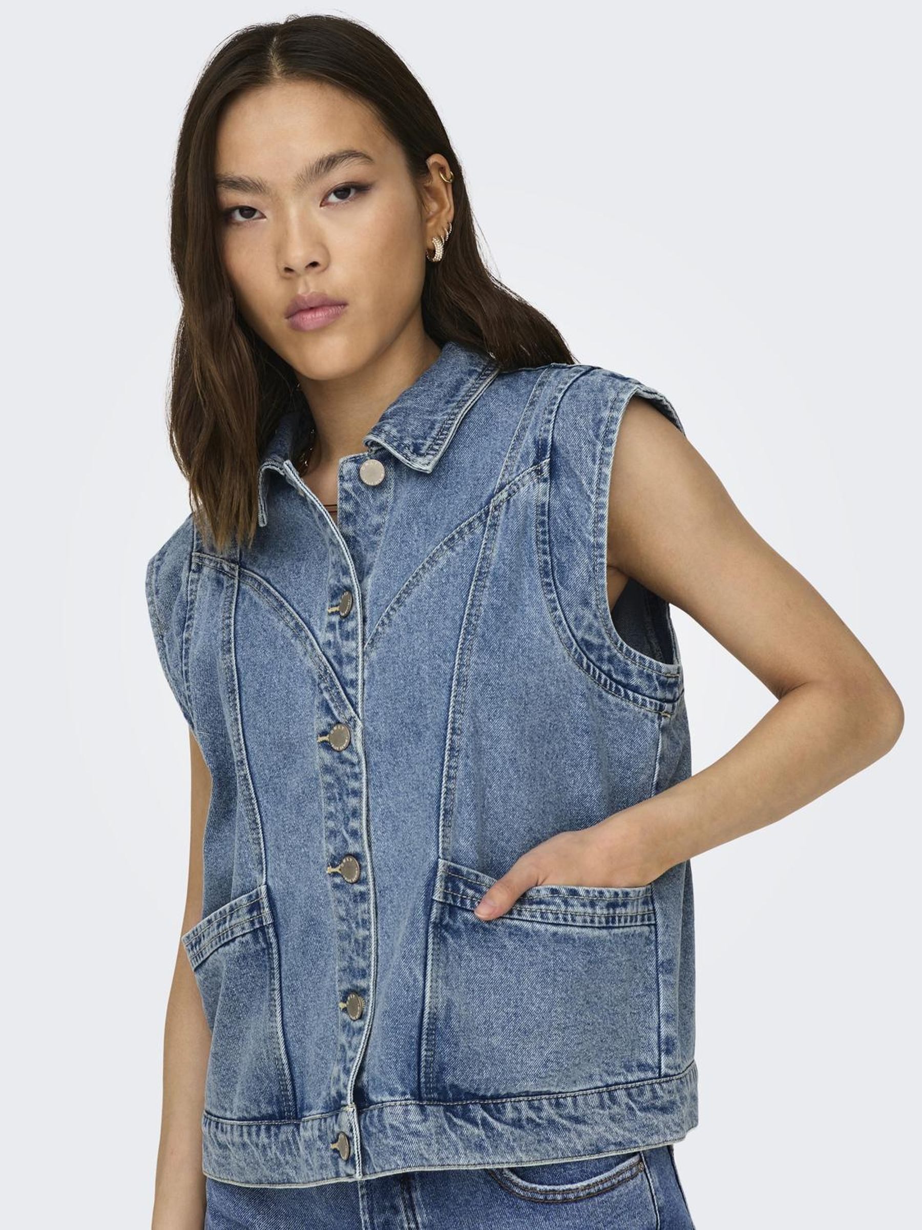 Only Jeansgilet ONLKENNEDY SL DNM WAISTCOAT BJ NOOS
