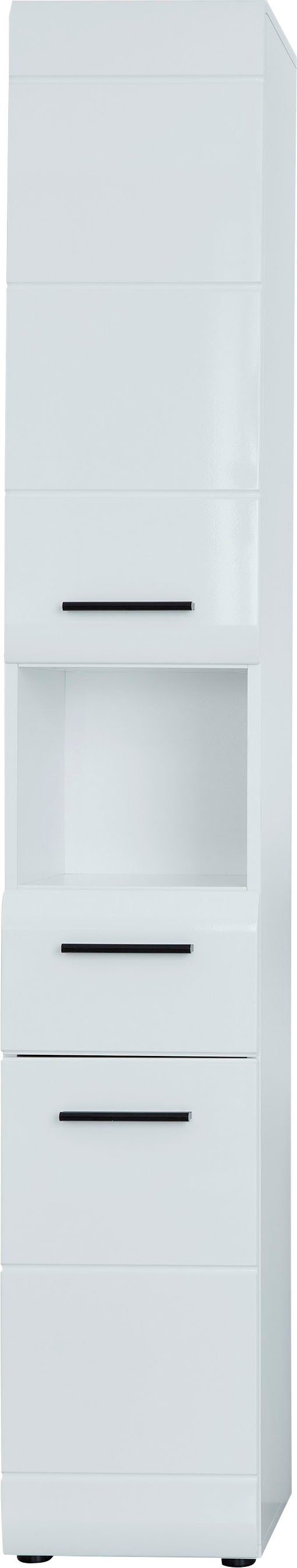 INOSIGN Badkamerserie Sovana Badkamermeubels met hoogglanzende fronten inclusief opbouwverlichting (set, 5-delig)