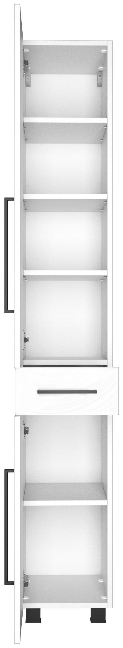 welltime Smalle kast Luena Breedte 30 cm, met metalen lade en soft-closefunctie
