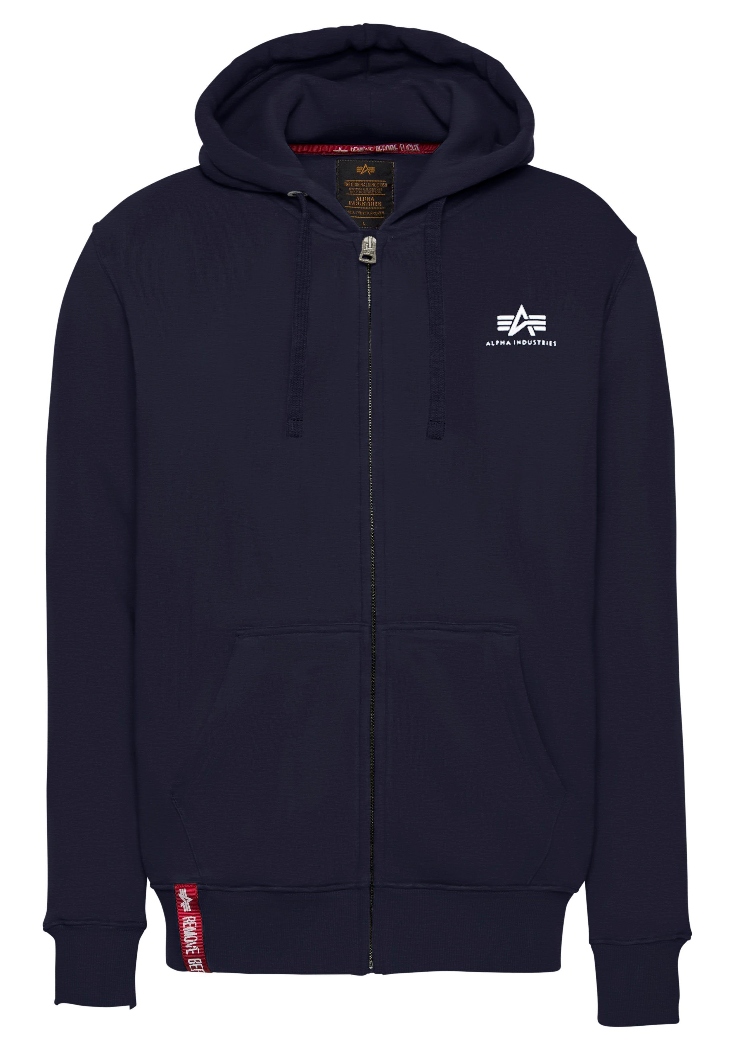 Alpha Industries Capuchonsweatvest Basic Zip Hoody SL