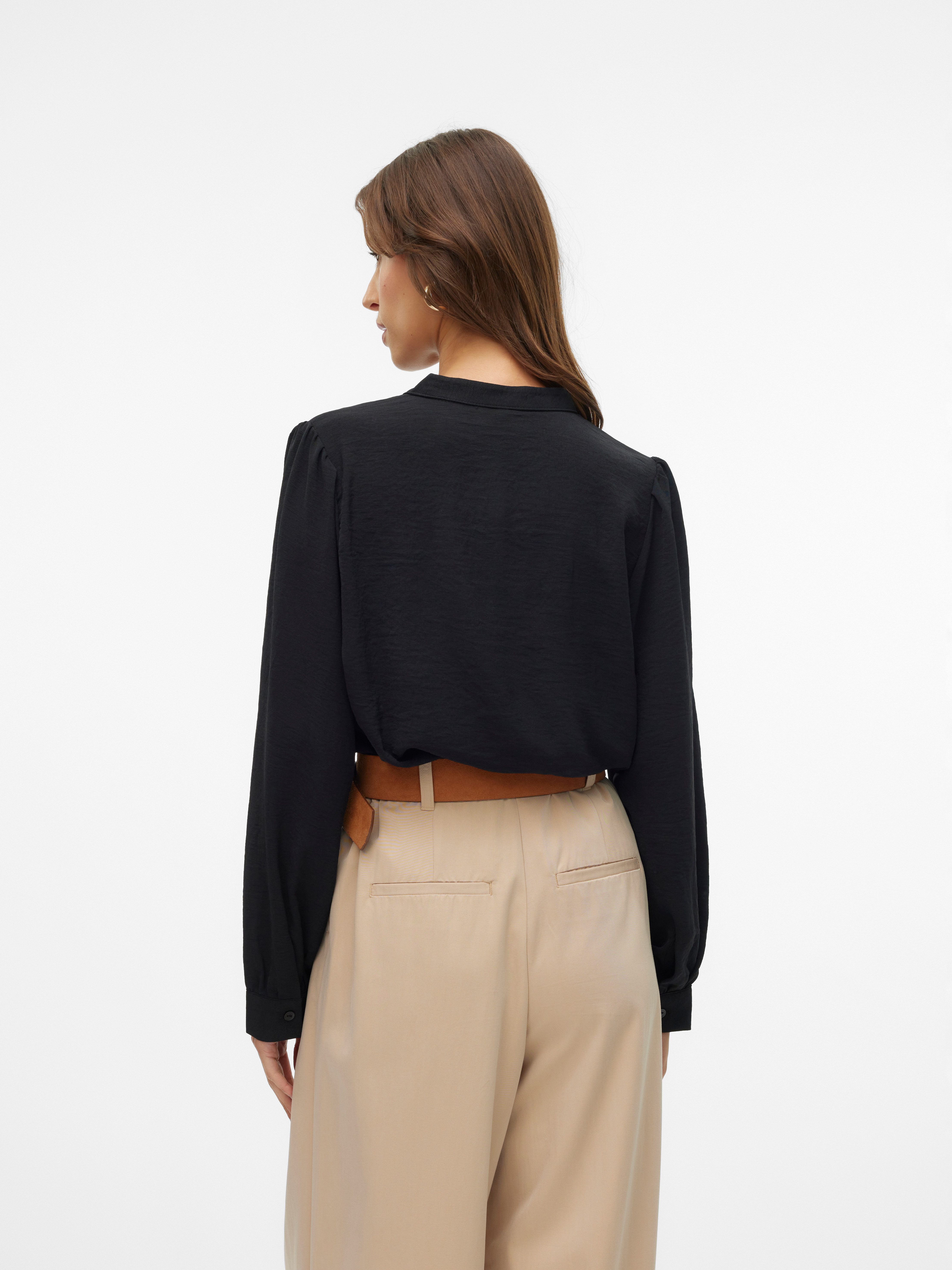 Vero Moda Blouse met lange mouwen VMEMMA LS LACE SHIRT WVN GA NOOS