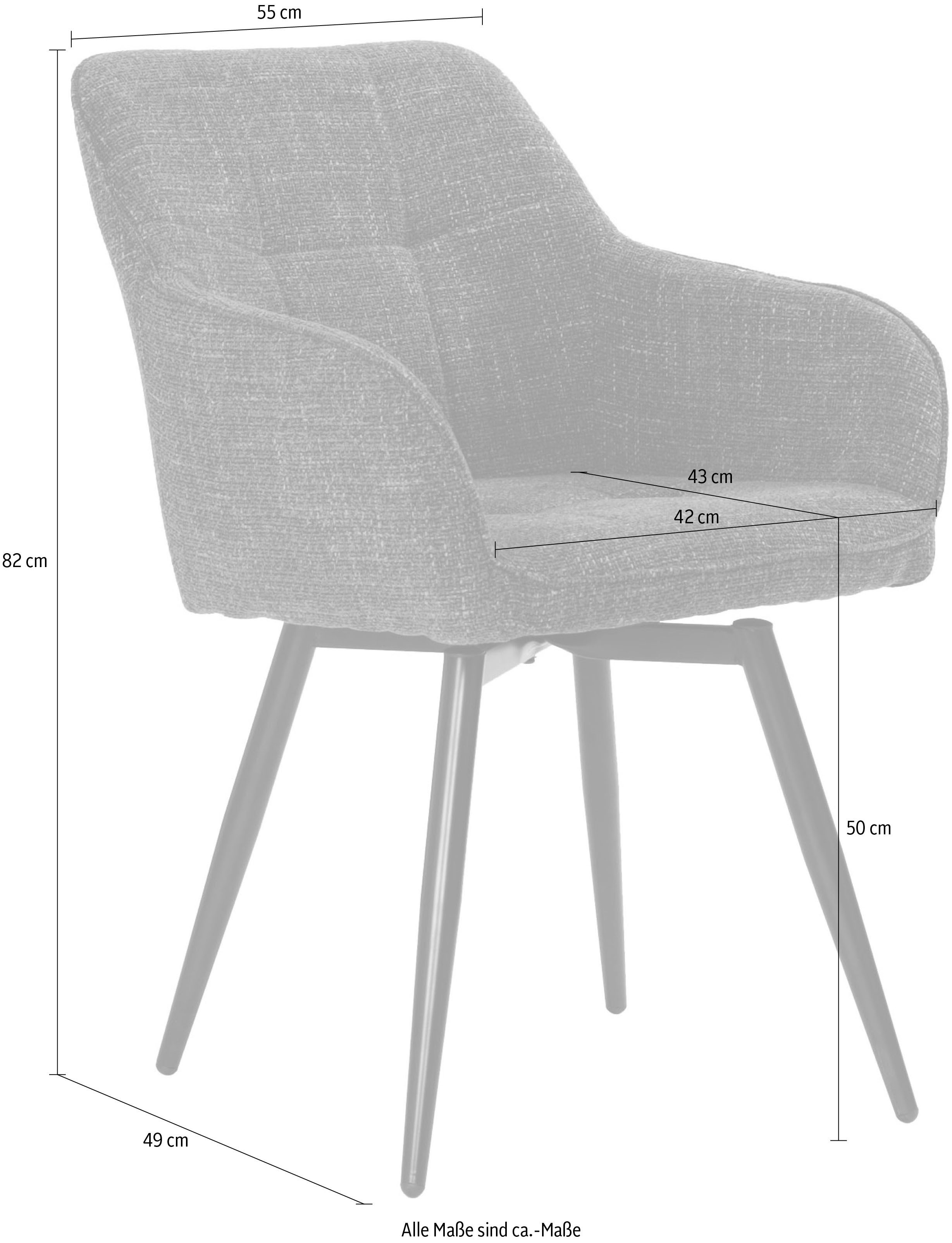 SIT Draaistoel met 360° draaifunctie (set, 2 stuks)