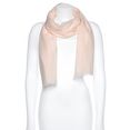 j.jayz modieuze sjaal eenvoudige basic sjaal met franje roze