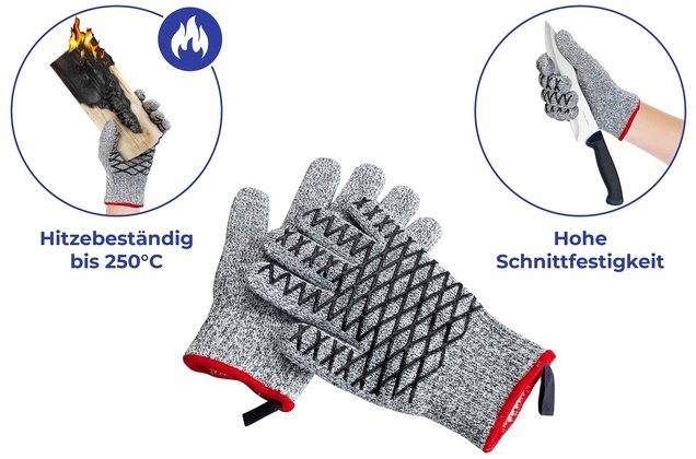 Maximex Ovenhandschoenen 2in1 (set, 2-delig)