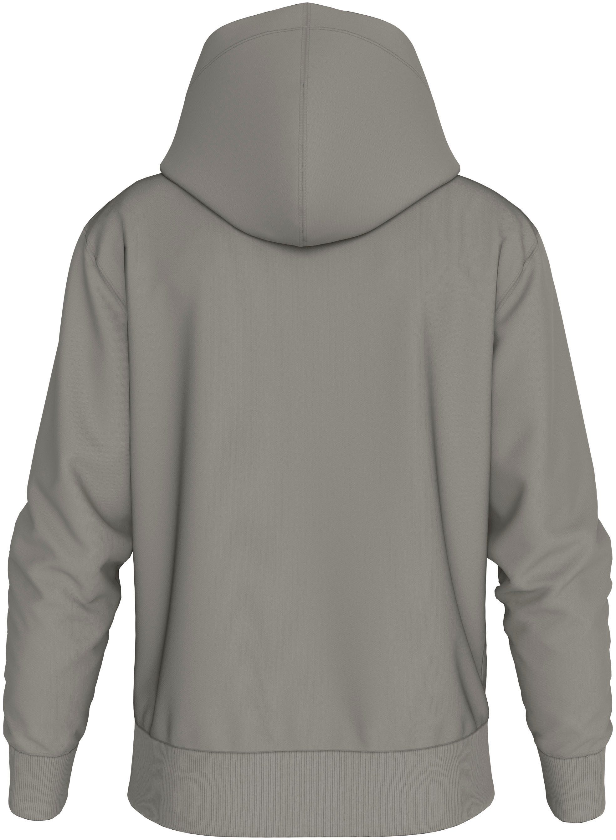 Calvin Klein Sweatshirt WOVEN LABEL HOODIE Kangoeroezak logoborduring