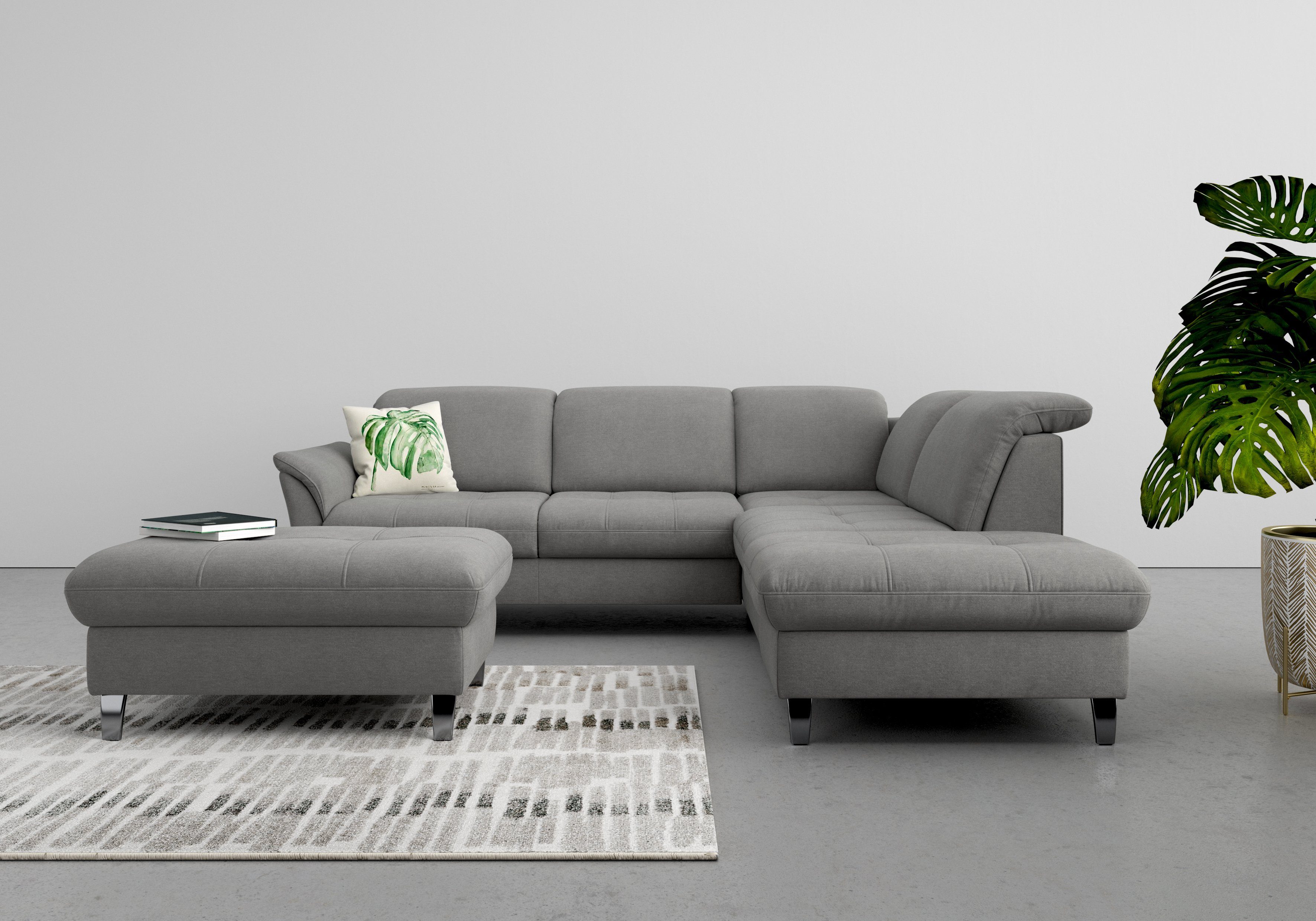 sit&more Hocker met bergruimte Maggiore met bergruimte en moderne metalen poten